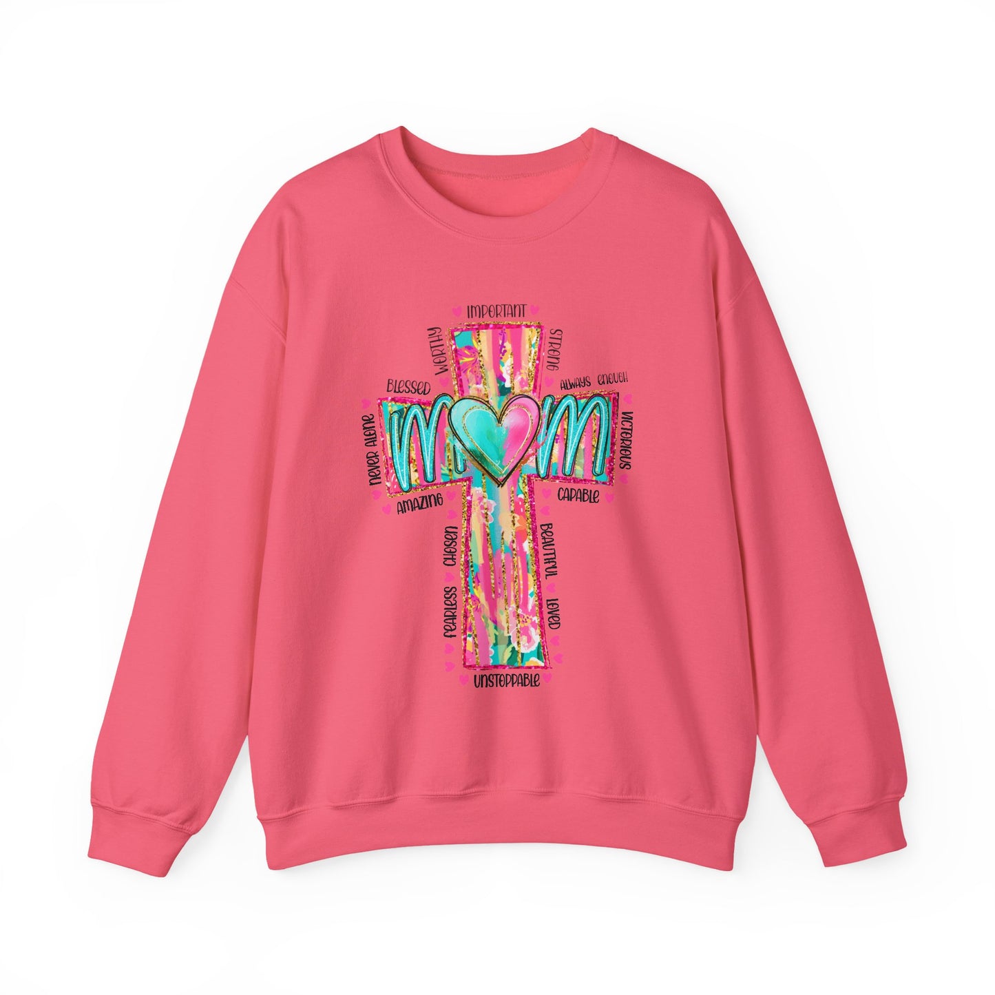Christian Mama Sweatshirt | Faith Based Shirt | Religious Gift for Mom | Bible Verse | Blessed Mama | Motherhood Comfort Tee