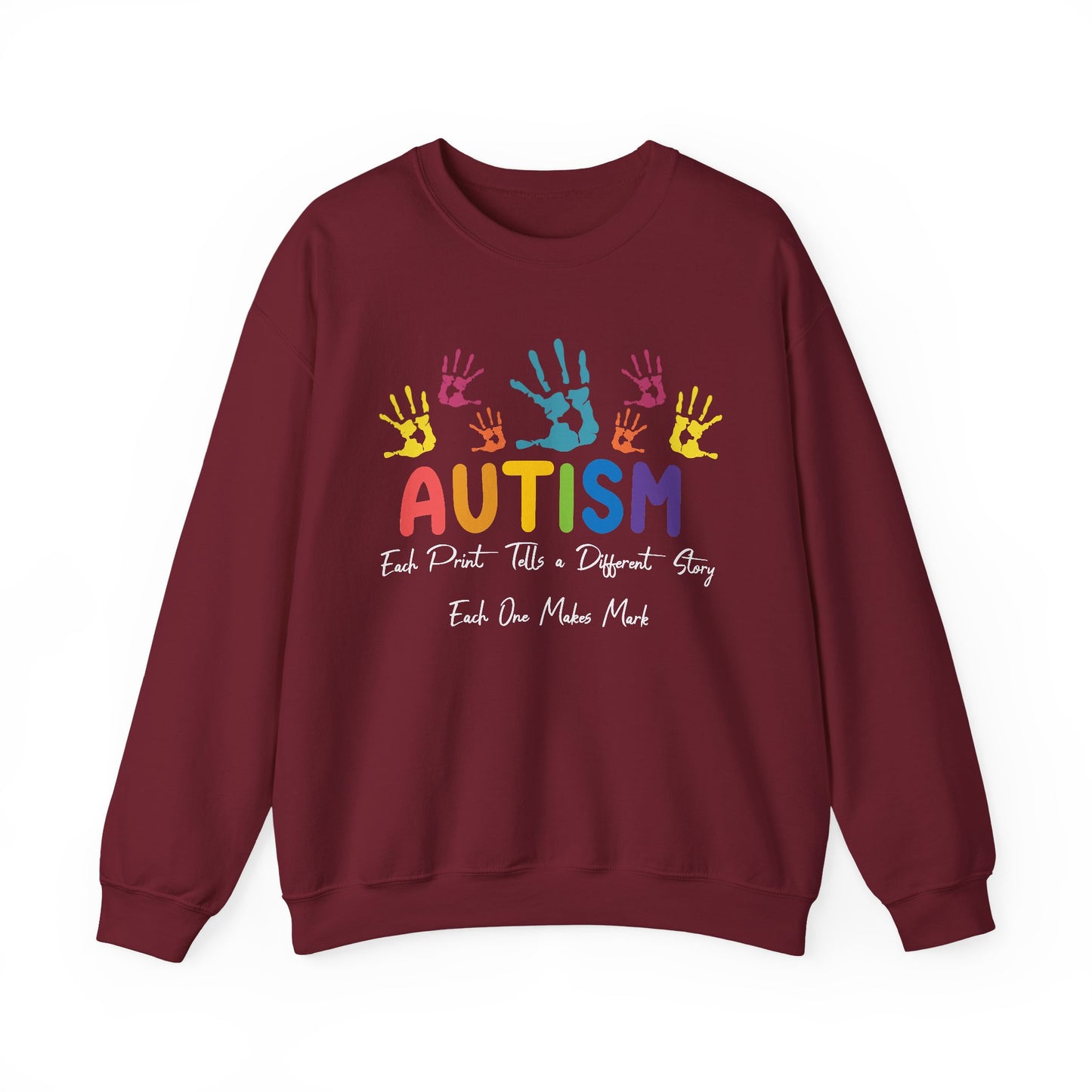 Fingerprint Autism sweatshirt | Autism Awareness Gift | Fingerprint Tee | Neurodiversity Shirt | Special Needs Mom Sweatshirt