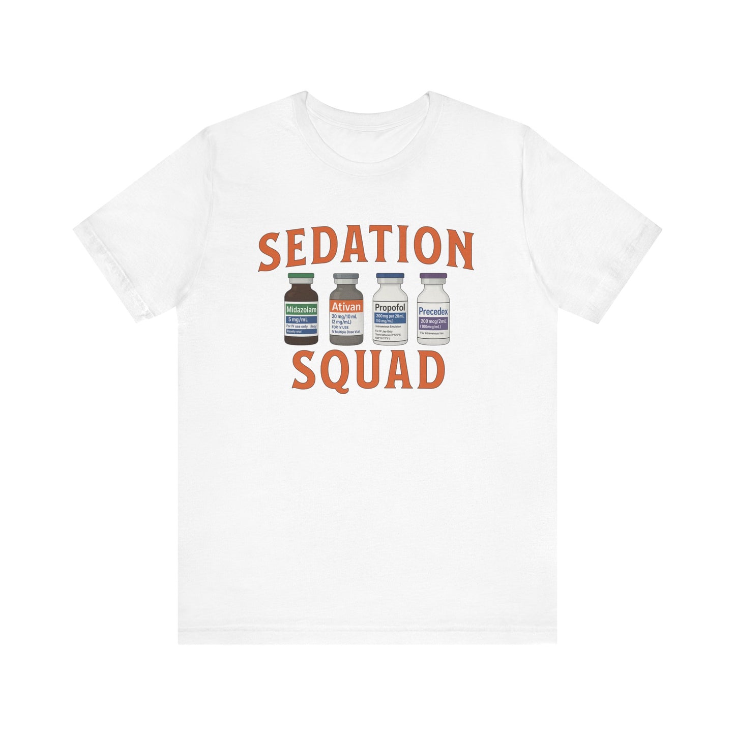 Sedation Squad T-shirt | Funny ICU Nurse Tee | CRNA Anesthesia Gift Shirt