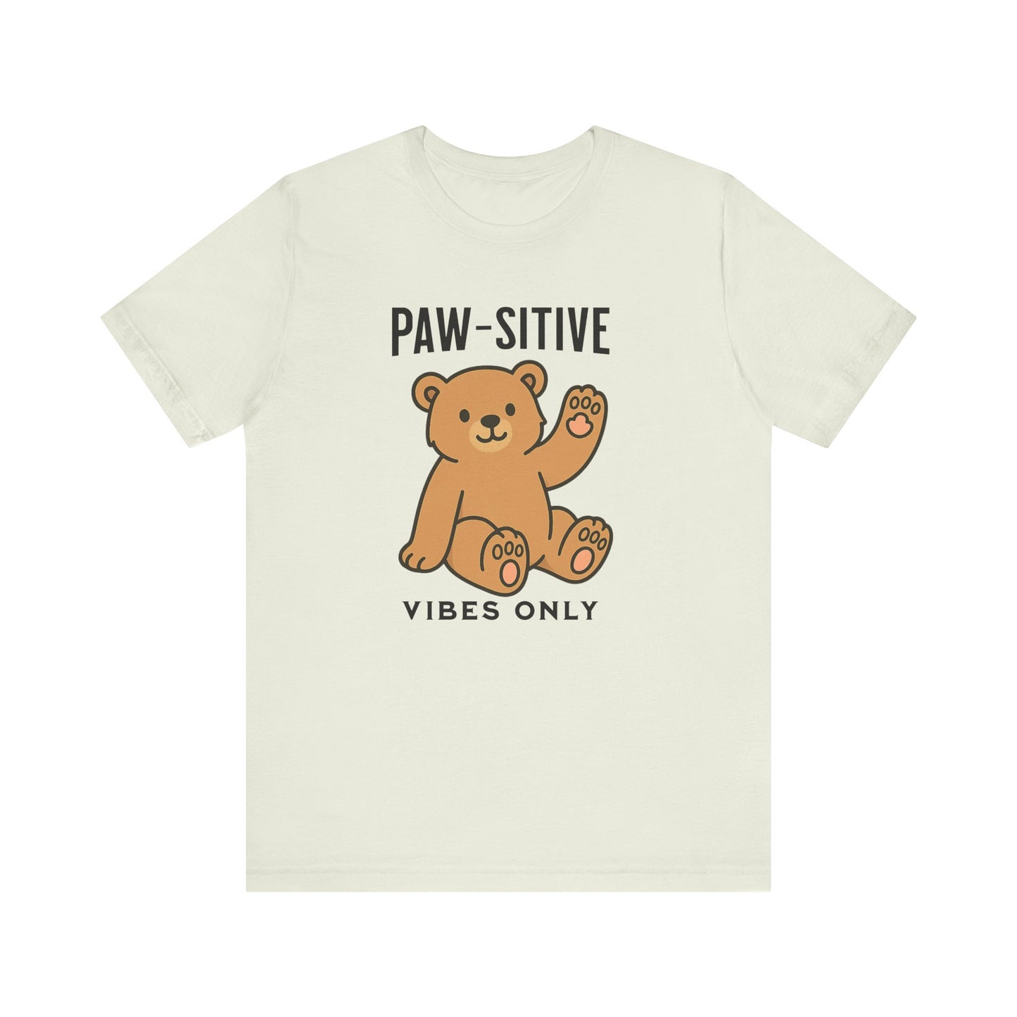 Paw-sitive Vibes Only shirt | Cute Dog Lover Gift | Funny Pet Tee | Positive Graphic Apparel | Unisex Cotton Top | Animal Mom Shirt