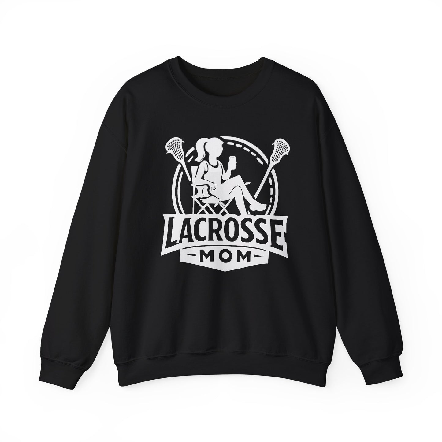 Lacrosse Mom Sweatshirt | Player & Coach Gift | Lacrosse Fan Apparel