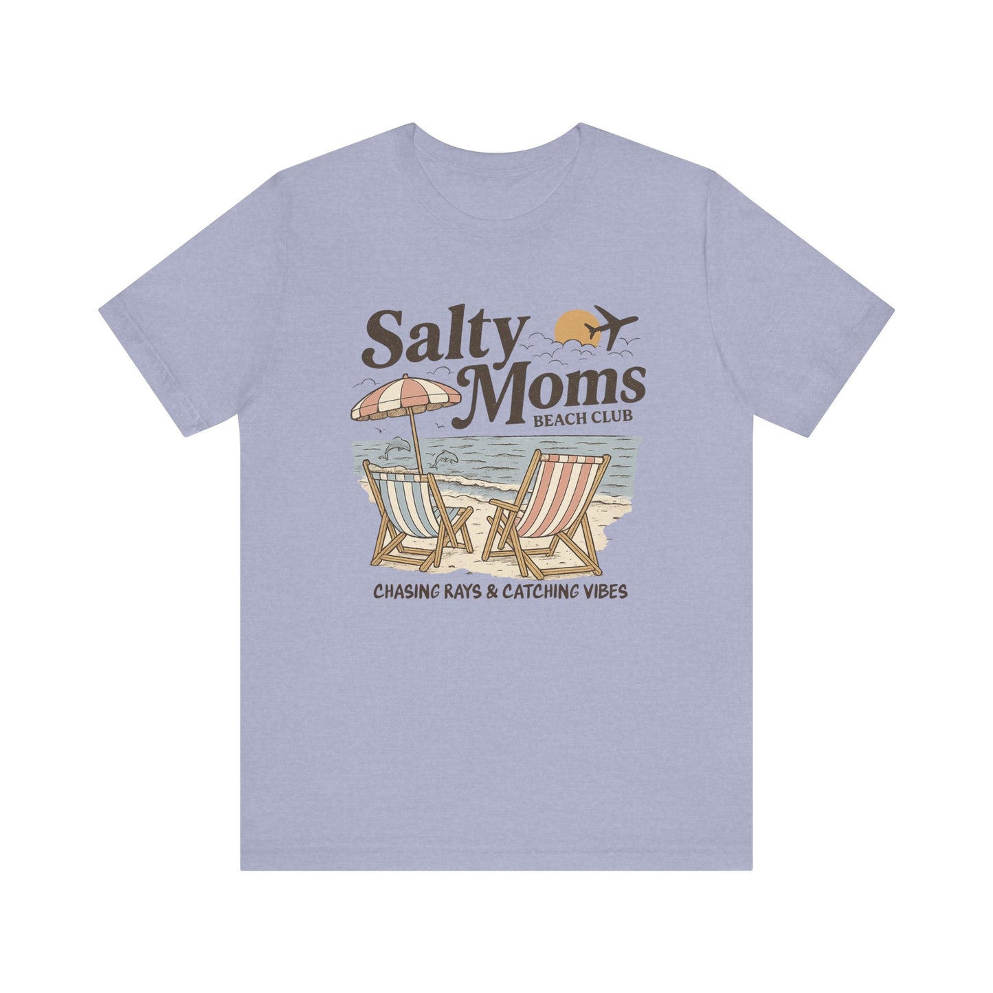 Salty Moms Beach Club shirt | Summer Vibes | Aesthetic Tee | Mother's Day Gift | Coastal Mom Shirt | Beach Sweatshirt