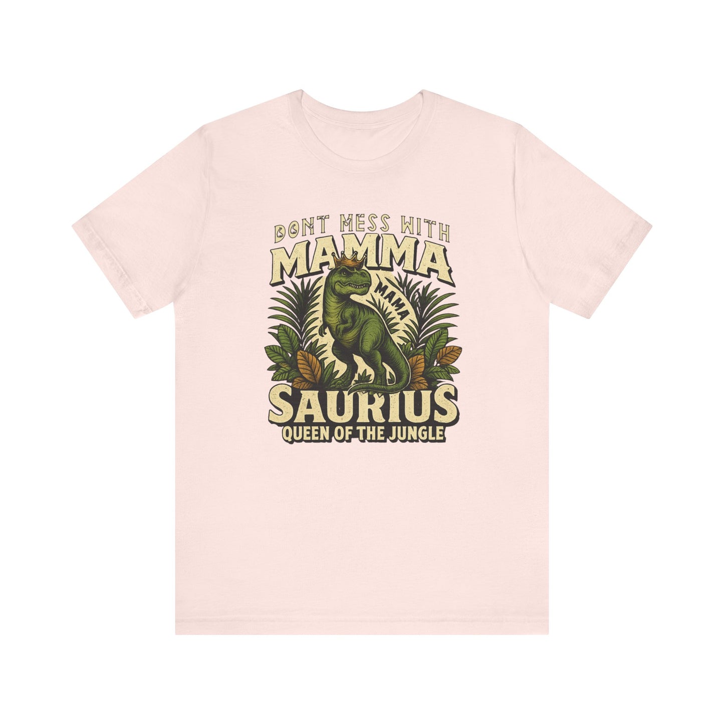 Mama Saurus T-shirt | Funny Dinosaur Mom Gift | Mother’s Day Tee for Nana