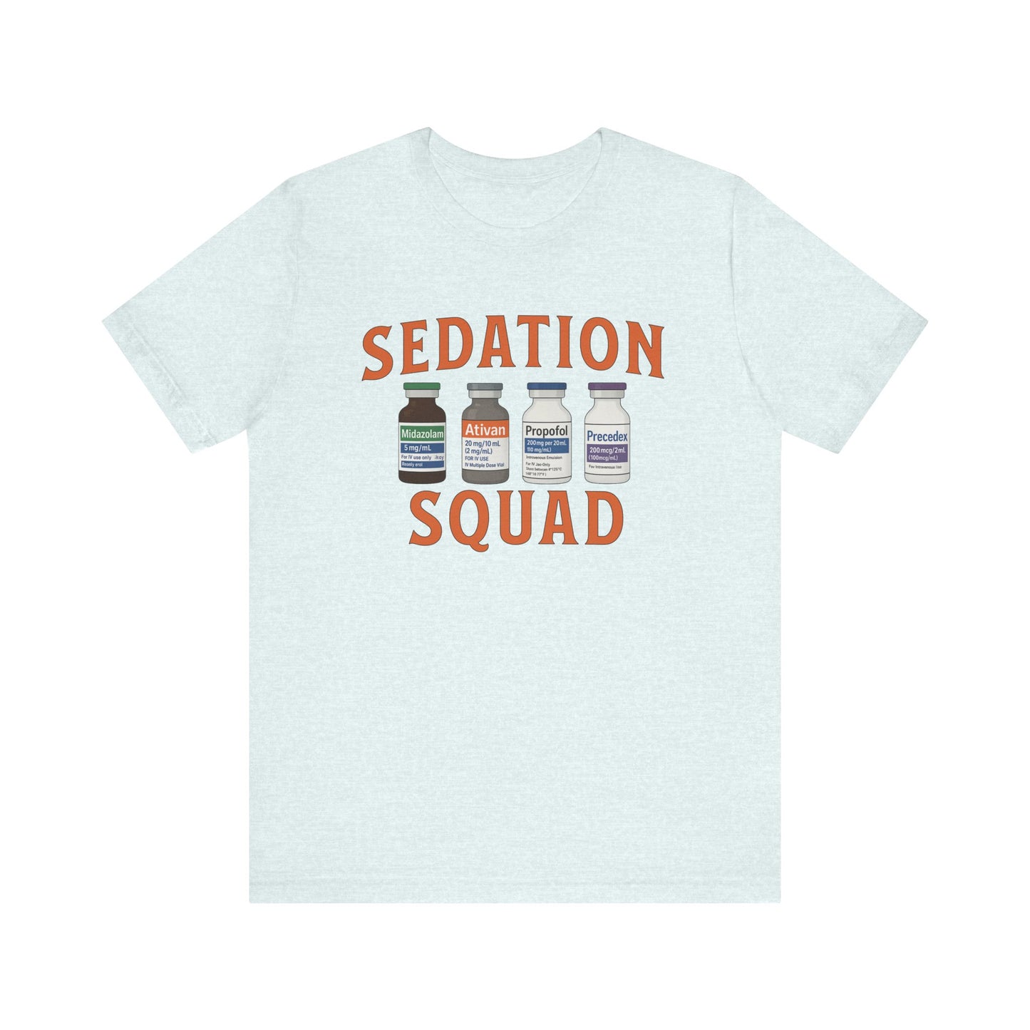 Sedation Squad T-shirt | Funny ICU Nurse Tee | CRNA Anesthesia Gift Shirt