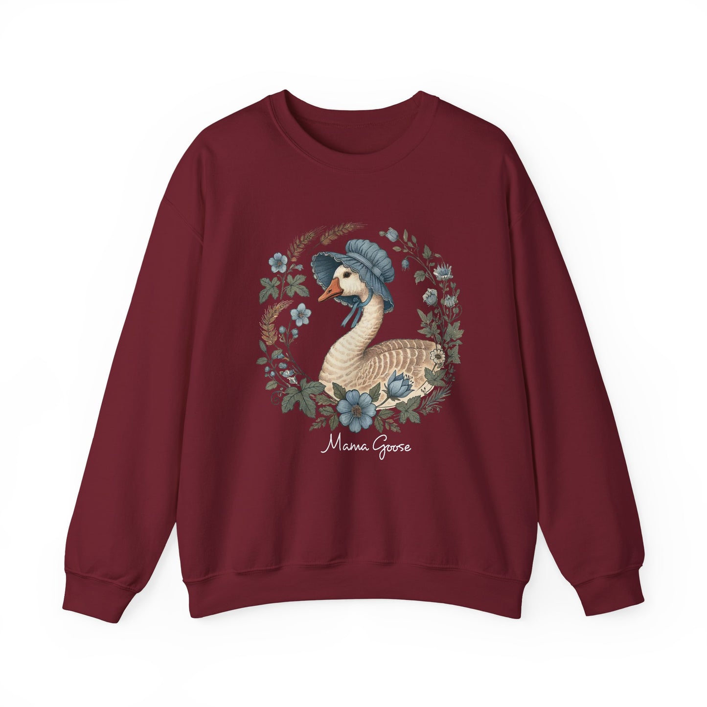 Floral Mama Goose Sweatshirt | Girly Duck Sublimation | Mother’s Day Clipart