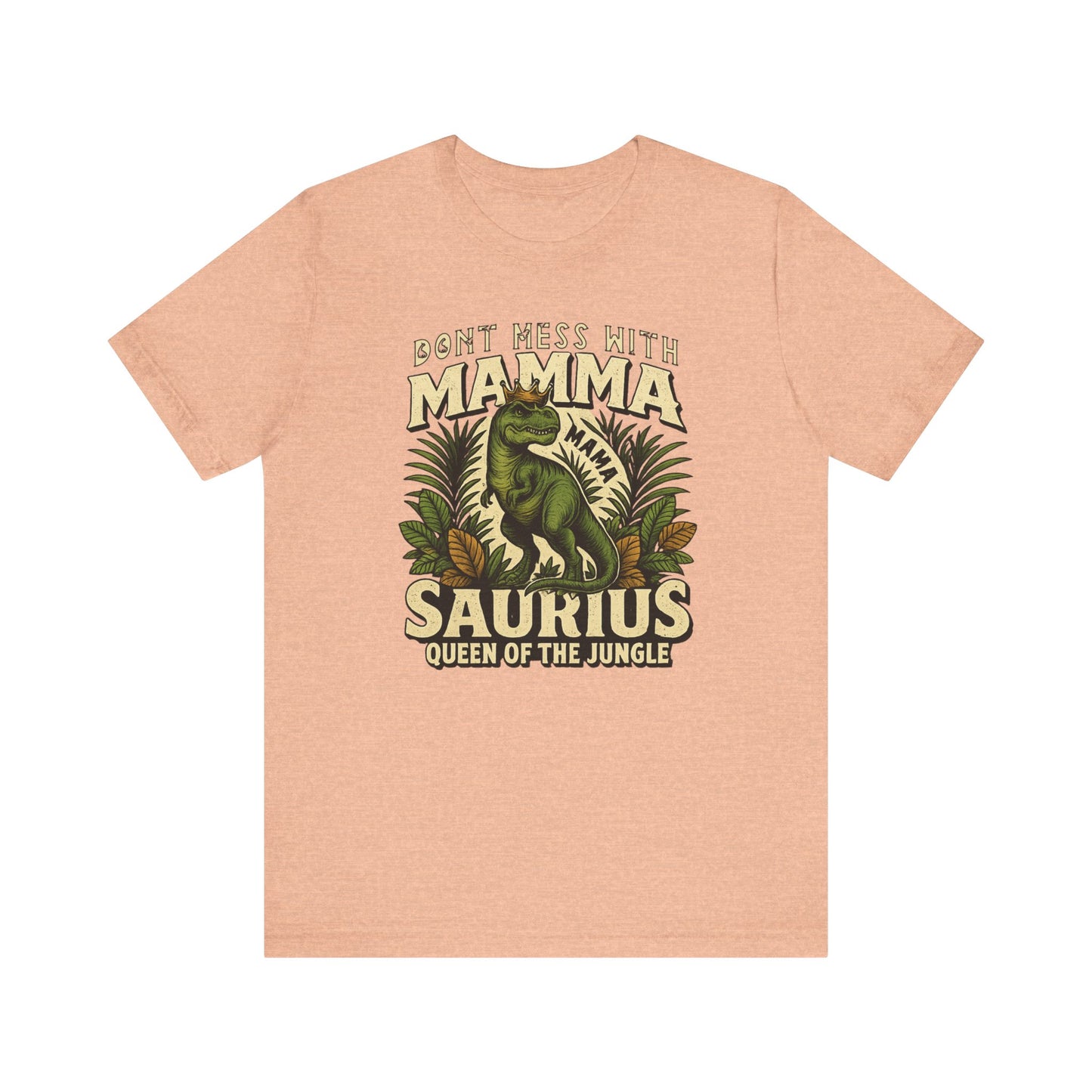 Mama Saurus T-shirt | Funny Dinosaur Mom Gift | Mother’s Day Tee for Nana