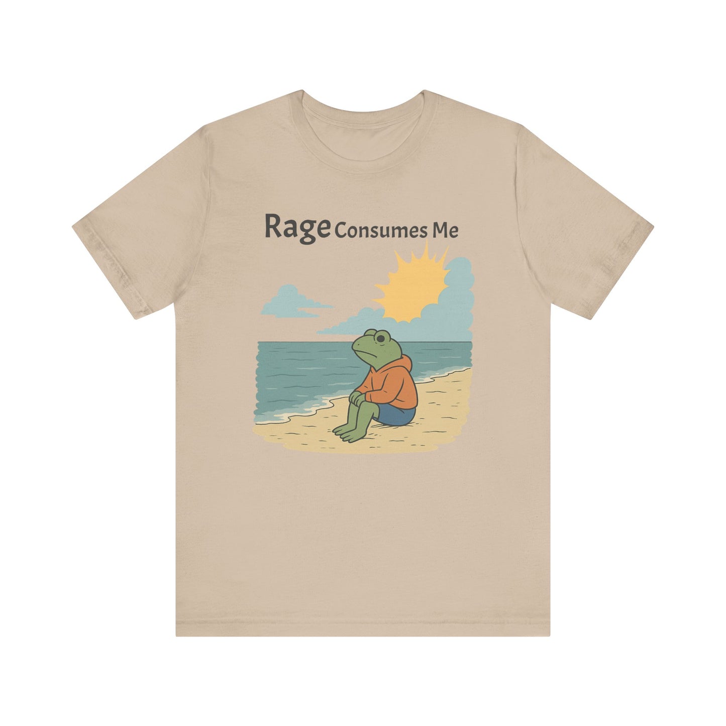 Rage Consumes Me Shirt | Funny Frog Shirt | Dark Humor Tee | Nature Lover Gift | Vintage Meme T-Shirt | Sarcastic Mental Health Top