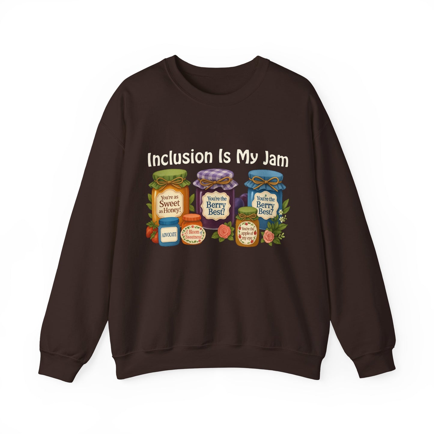 Inclusion Is My Jam sweatshirt | Cozy | Inclusive | Comfort Colors | Unisex | Kindness Matters | Mental Health Gift