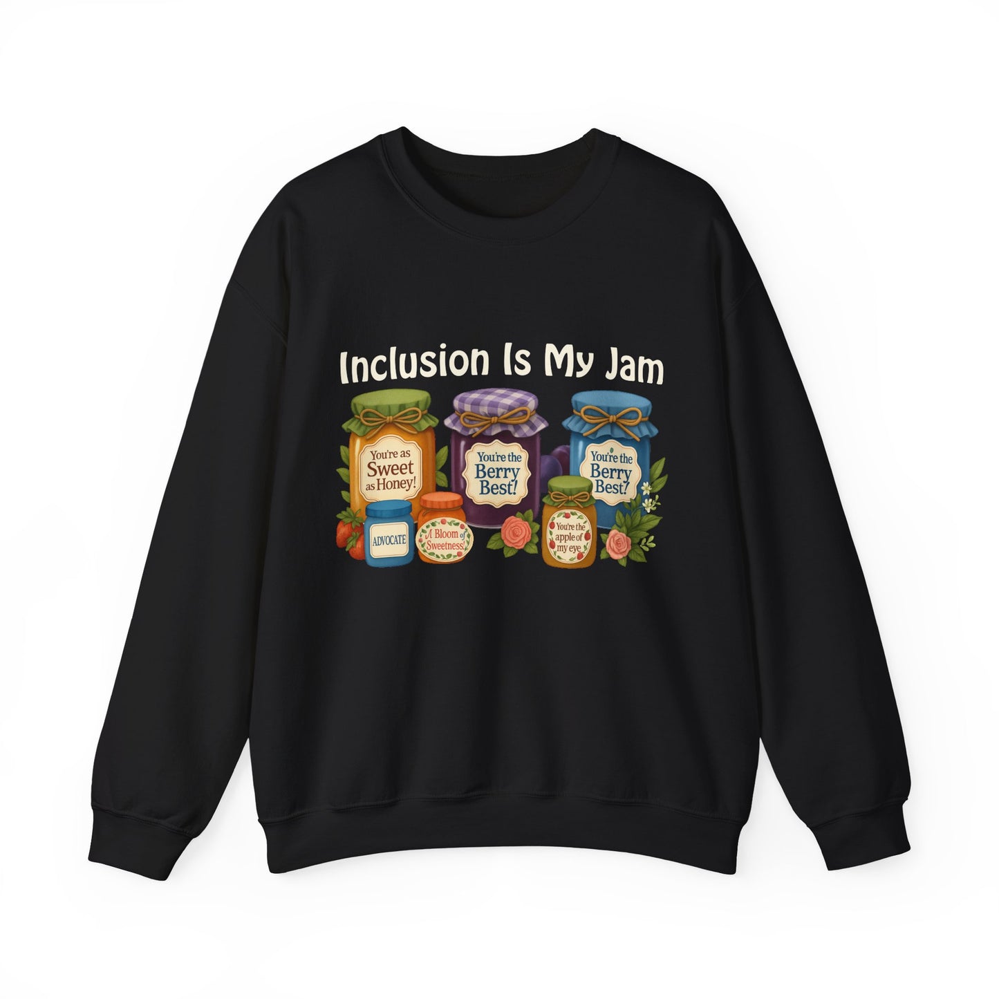Inclusion Is My Jam sweatshirt | Cozy | Inclusive | Comfort Colors | Unisex | Kindness Matters | Mental Health Gift