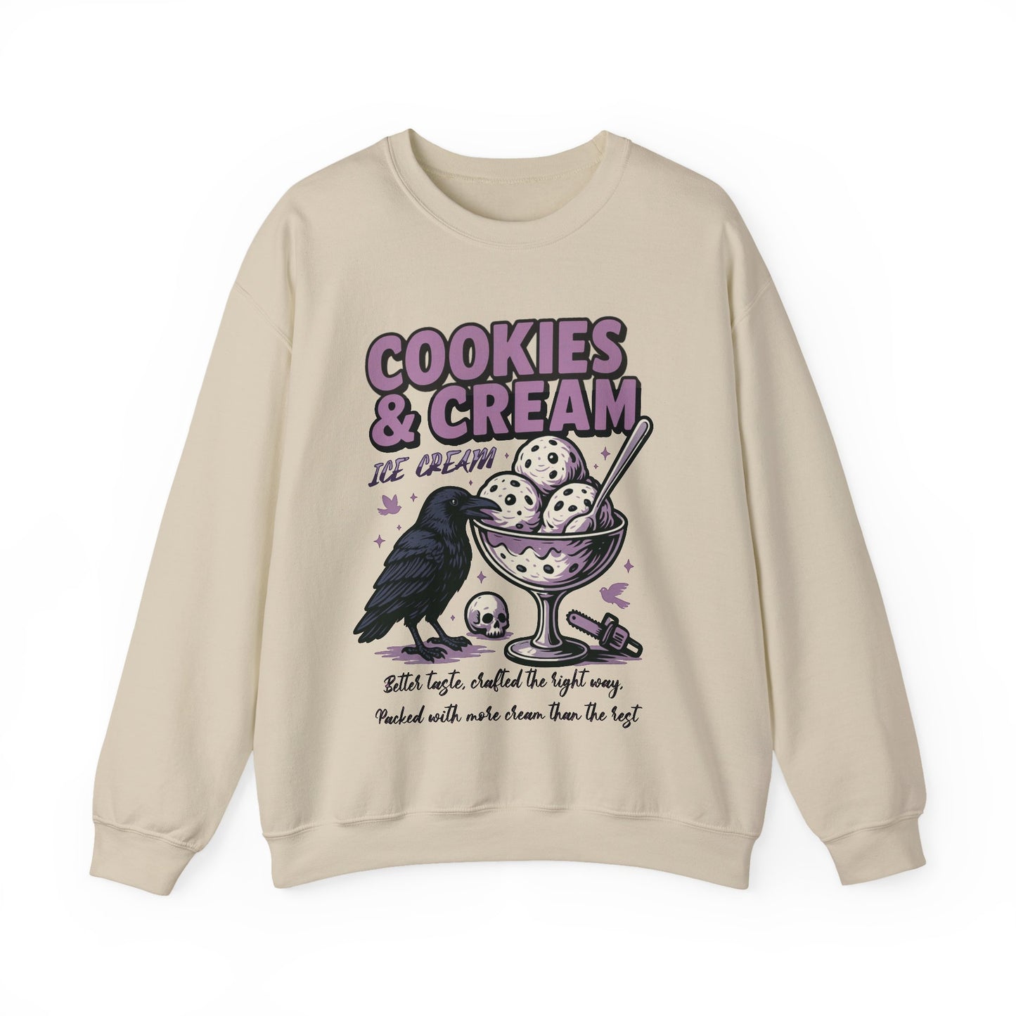 Butcher Blackbird Dark Romance Sweatshirt Cookie & Cream Ice Cream |Brynne Inspired Book | Gift For Book Lover |