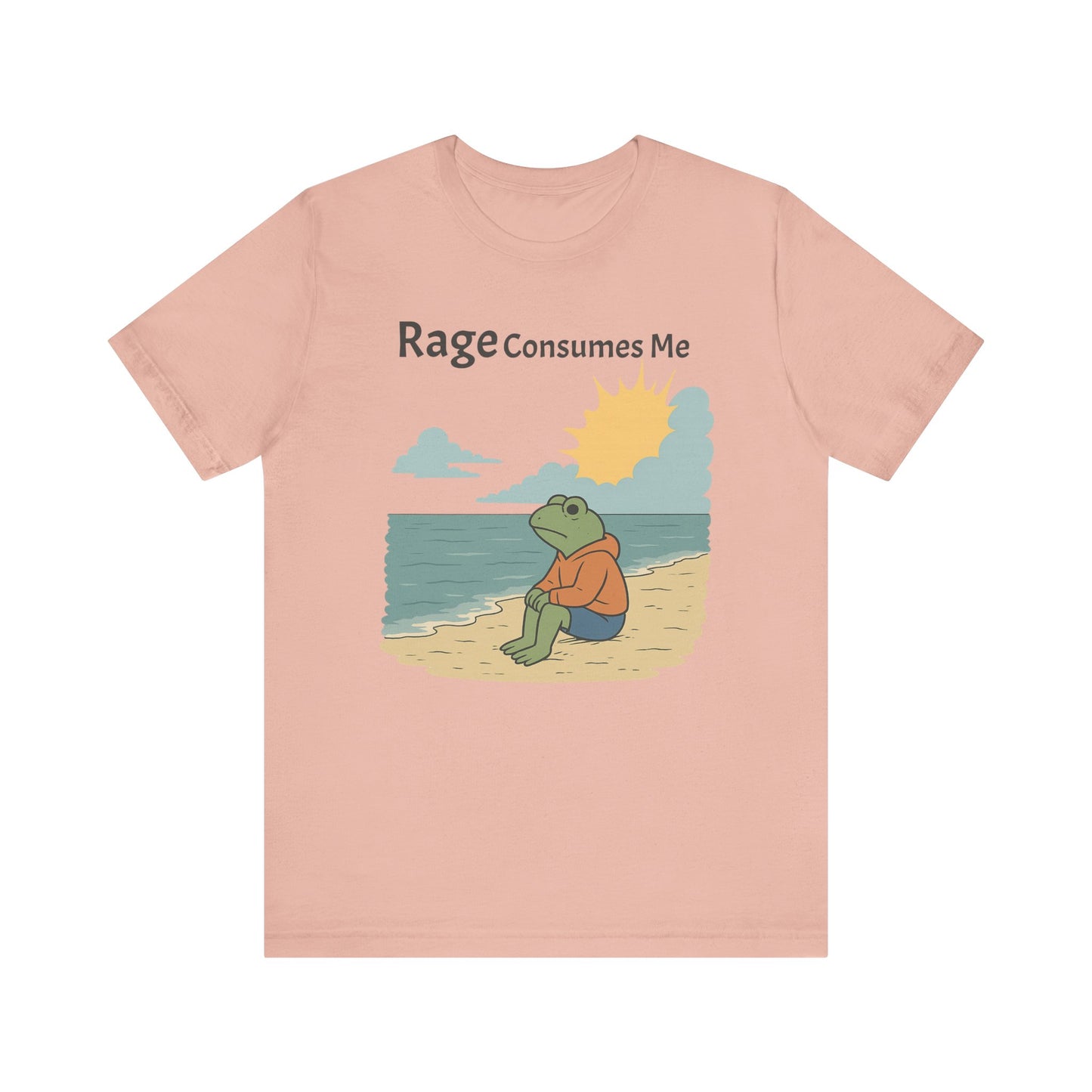 Rage Consumes Me Shirt | Funny Frog Shirt | Dark Humor Tee | Nature Lover Gift | Vintage Meme T-Shirt | Sarcastic Mental Health Top