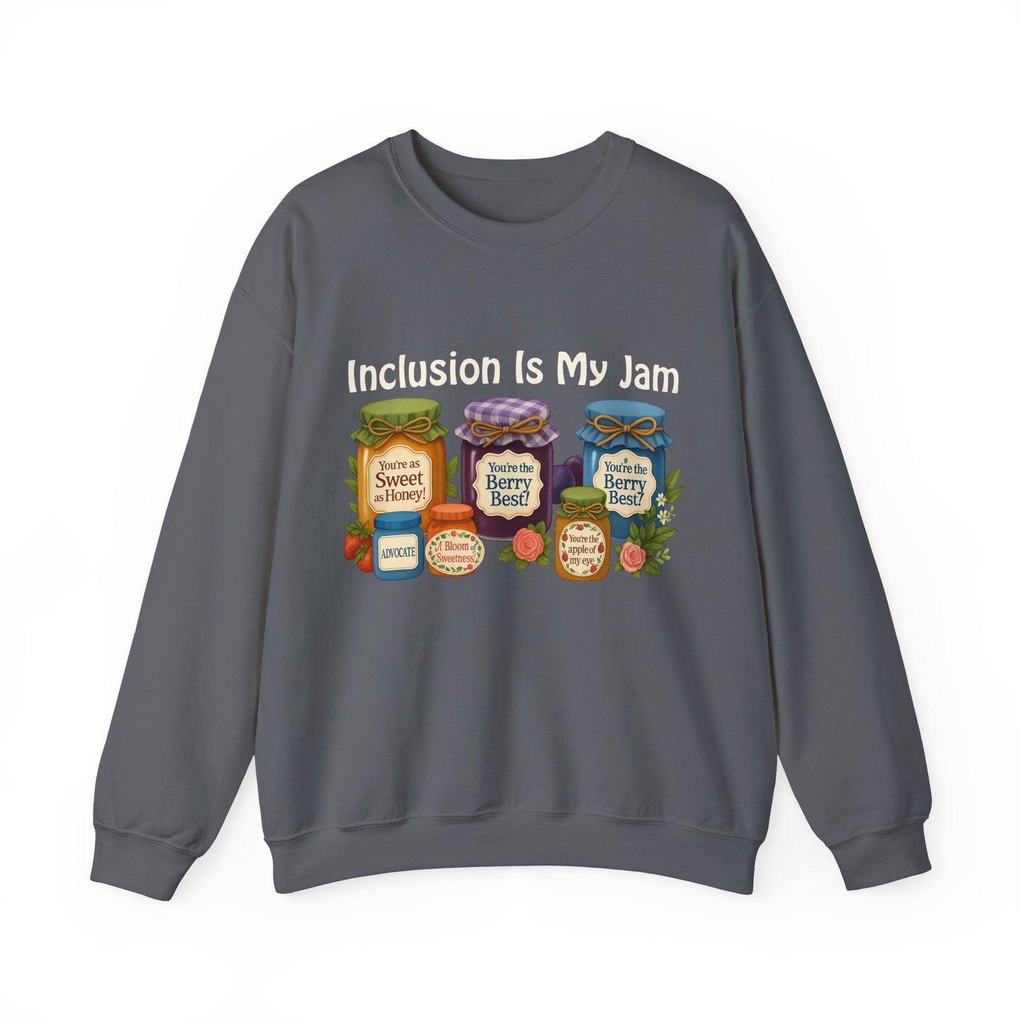 Inclusion Is My Jam sweatshirt | Cozy | Inclusive | Comfort Colors | Unisex | Kindness Matters | Mental Health Gift