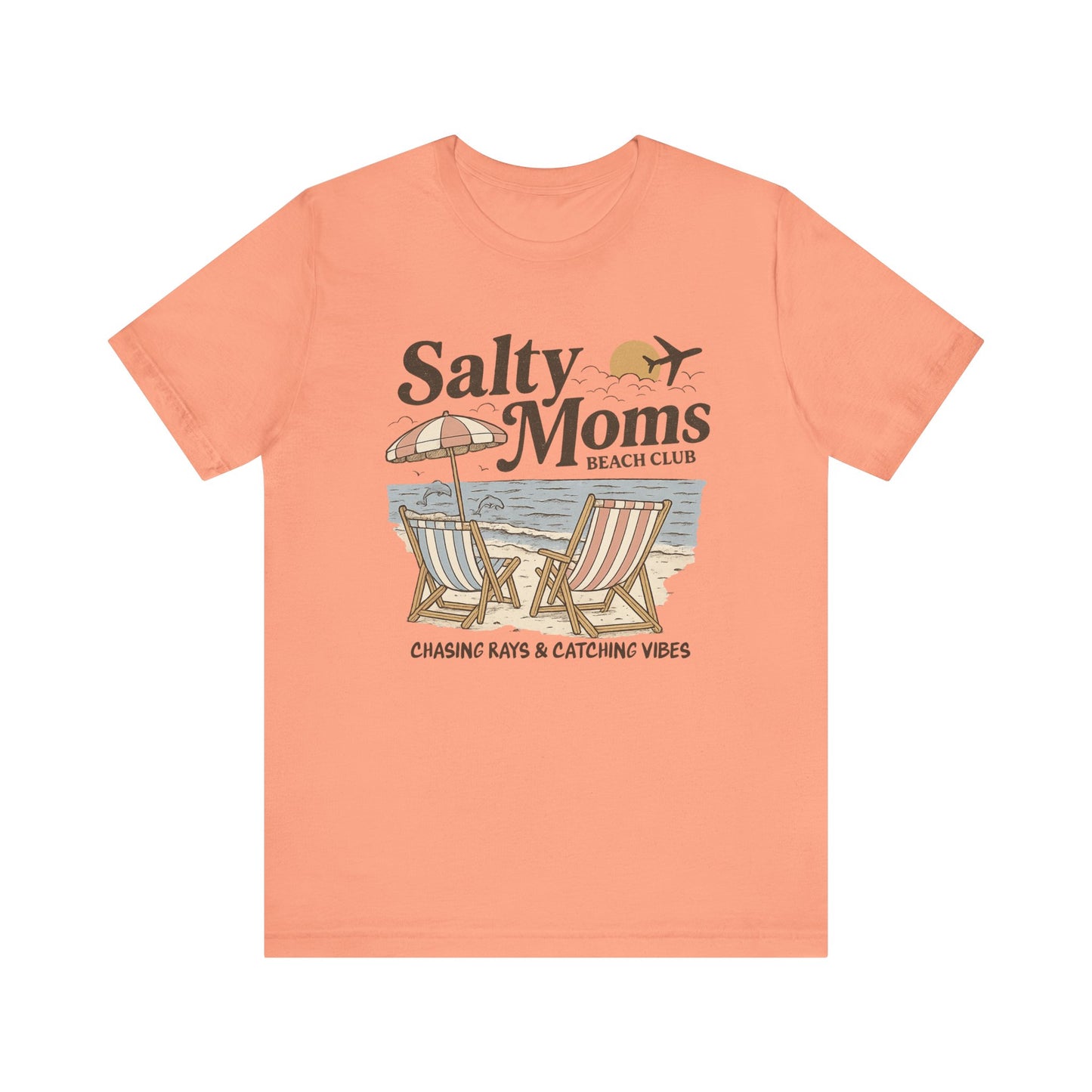 Salty Moms Beach Club shirt | Summer Vibes | Aesthetic Tee | Mother's Day Gift | Coastal Mom Shirt | Beach Sweatshirt