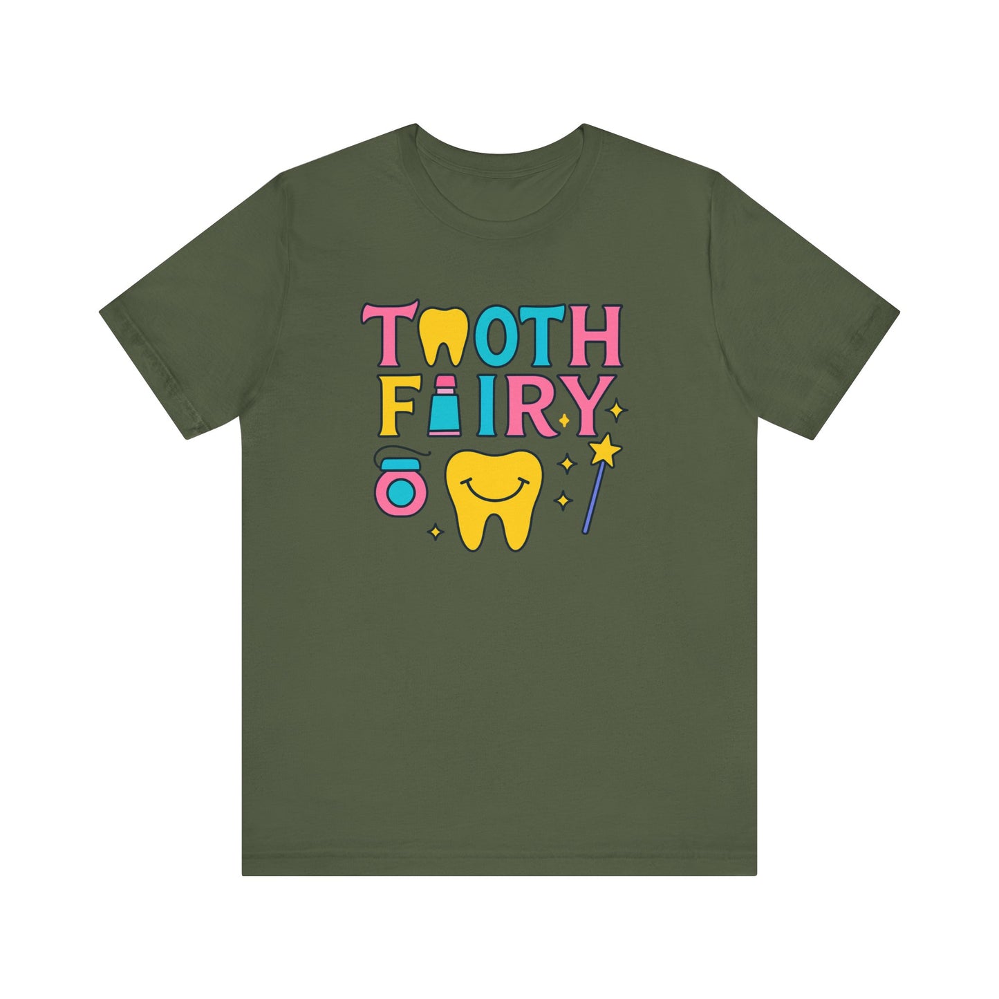 Tooth Fairy T-shirt | Dental Hygienist Gift | Funny Dentist Crewneck Tee
