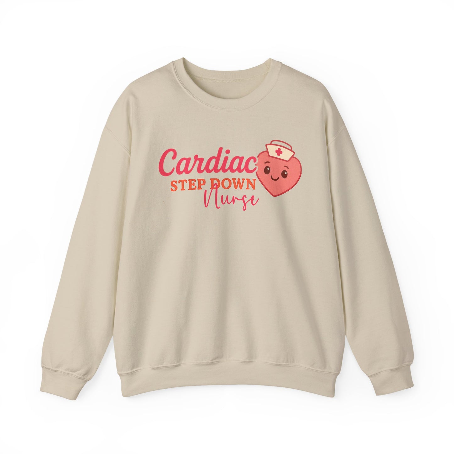 Cardiac Stepdown Nurse Sweatshirt | ICU RN Gift | Heart Nurse Crewneck | Cute Cardiology Apparel | CVICU Nurse Life | Medical Appreciation