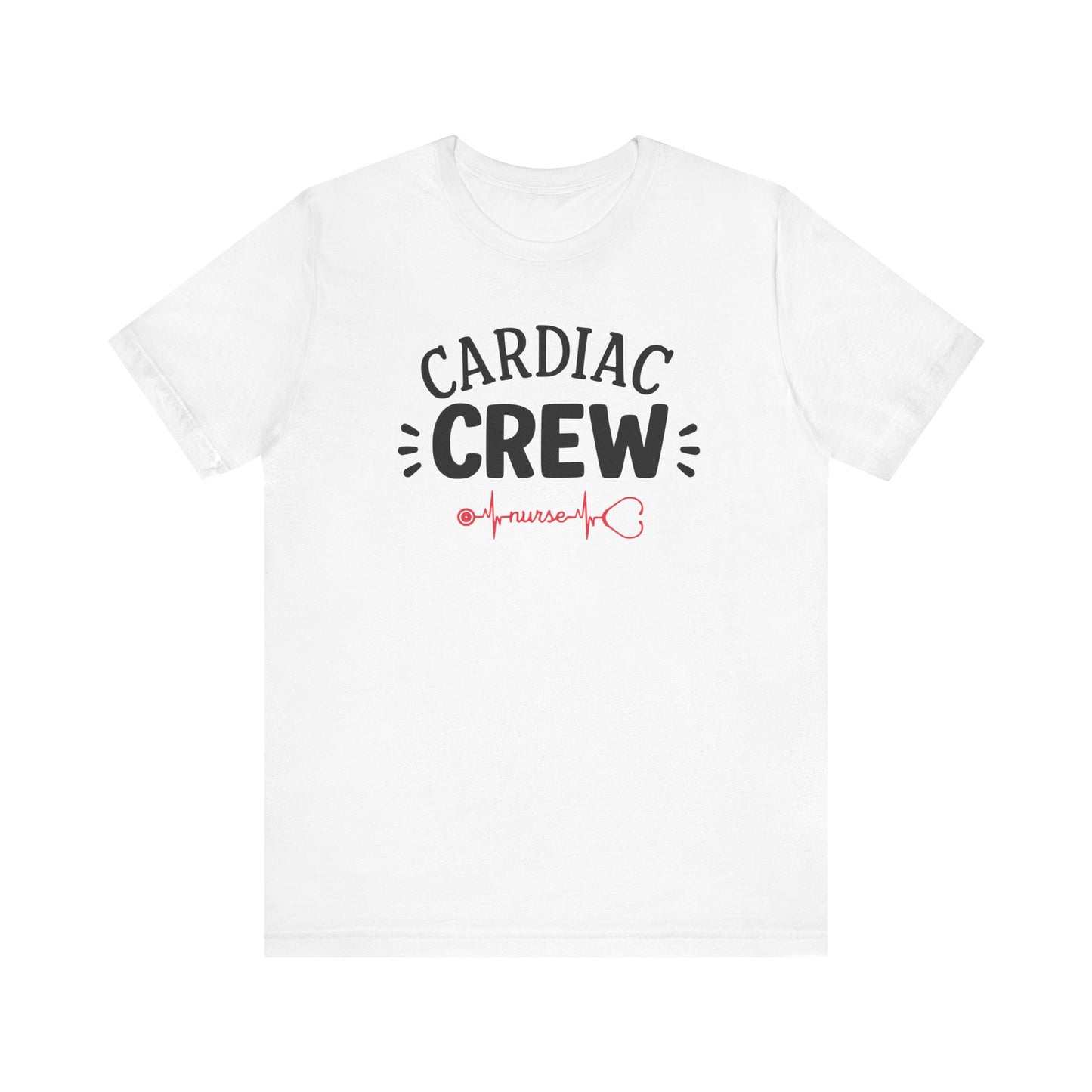 Cardiac Crew T-shirt | Telemetry RN Gift | Heart Nurse Appreciation Crewneck