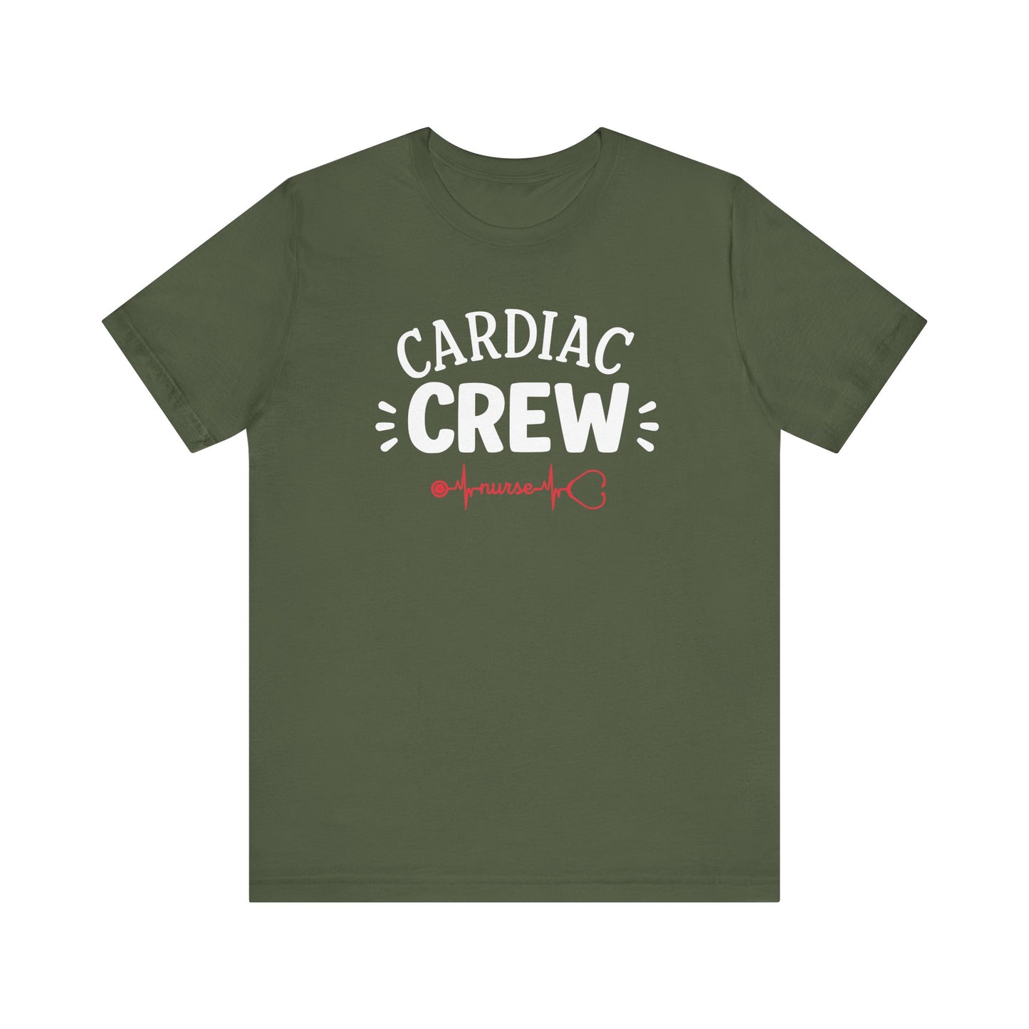 Cardiac Crew T-shirt | Telemetry RN Gift | Heart Nurse Appreciation Crewneck