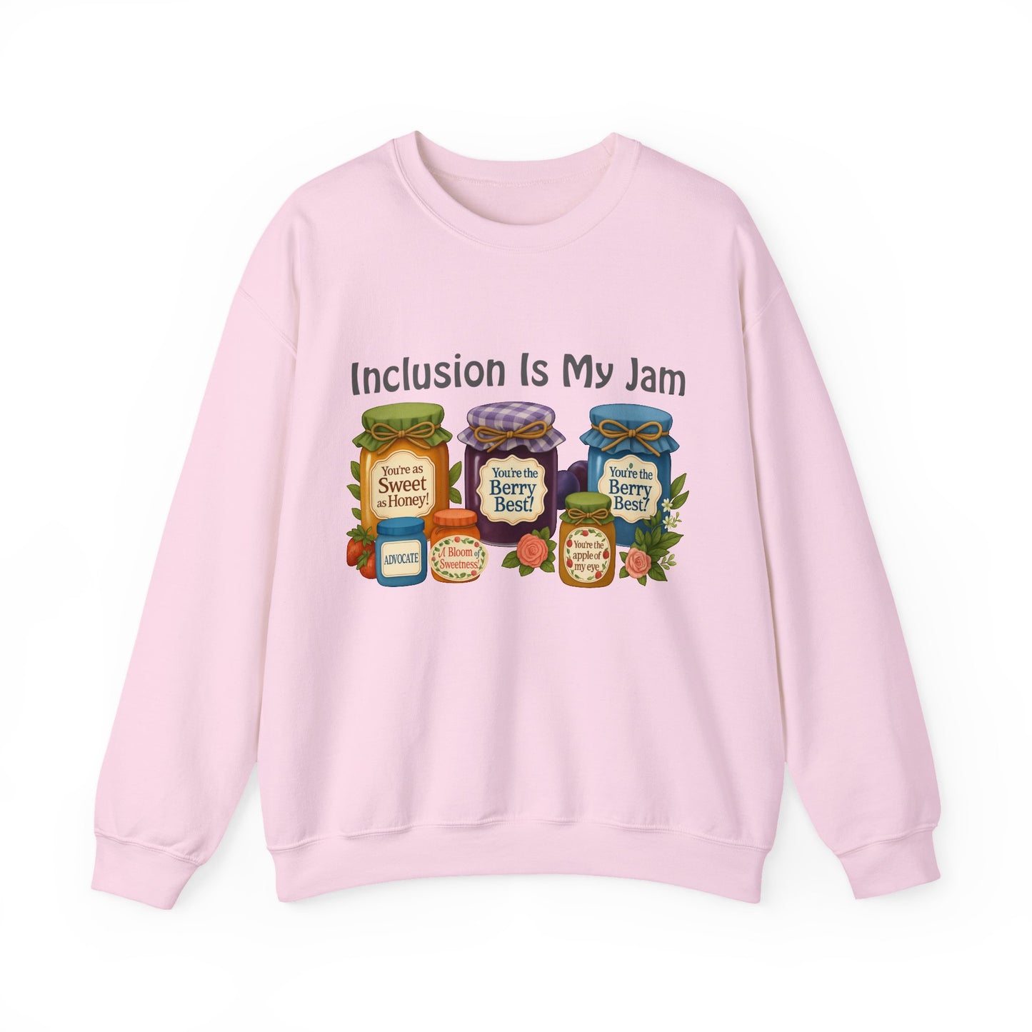 Inclusion Is My Jam sweatshirt | Cozy | Inclusive | Comfort Colors | Unisex | Kindness Matters | Mental Health Gift