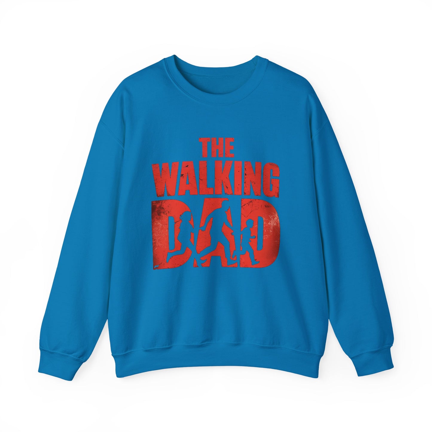 The walking dad sweatShirt | cool dad sweater | fatherhood crewneck | comfort fit gift for dad | zombie dad joke shirt | mens cozy top |