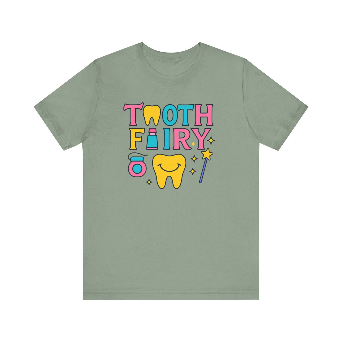Tooth Fairy T-shirt | Dental Hygienist Gift | Funny Dentist Crewneck Tee
