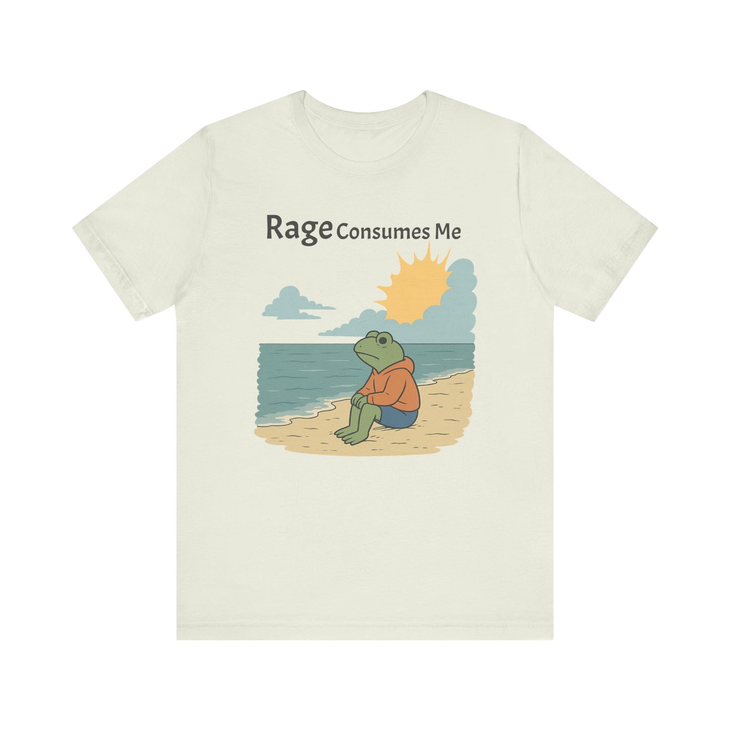 Rage Consumes Me Shirt | Funny Frog Shirt | Dark Humor Tee | Nature Lover Gift | Vintage Meme T-Shirt | Sarcastic Mental Health Top