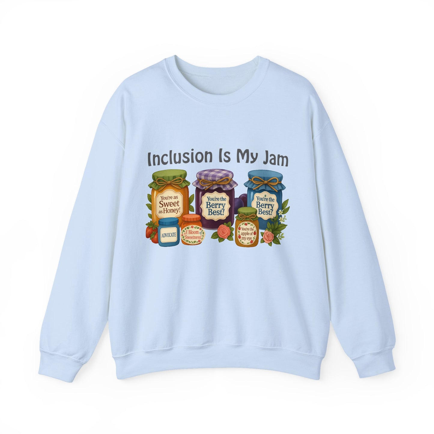 Inclusion Is My Jam sweatshirt | Cozy | Inclusive | Comfort Colors | Unisex | Kindness Matters | Mental Health Gift