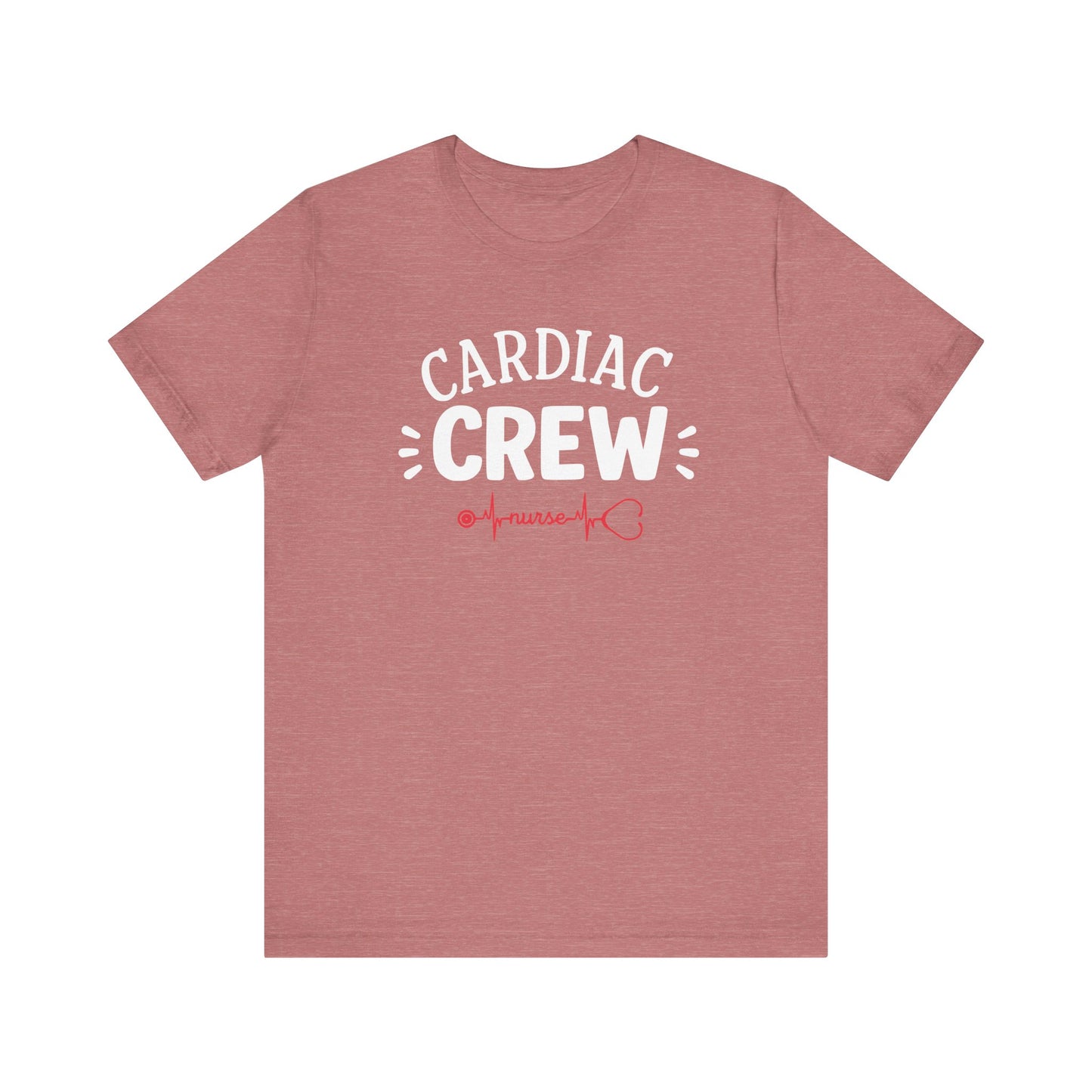 Cardiac Crew T-shirt | Telemetry RN Gift | Heart Nurse Appreciation Crewneck