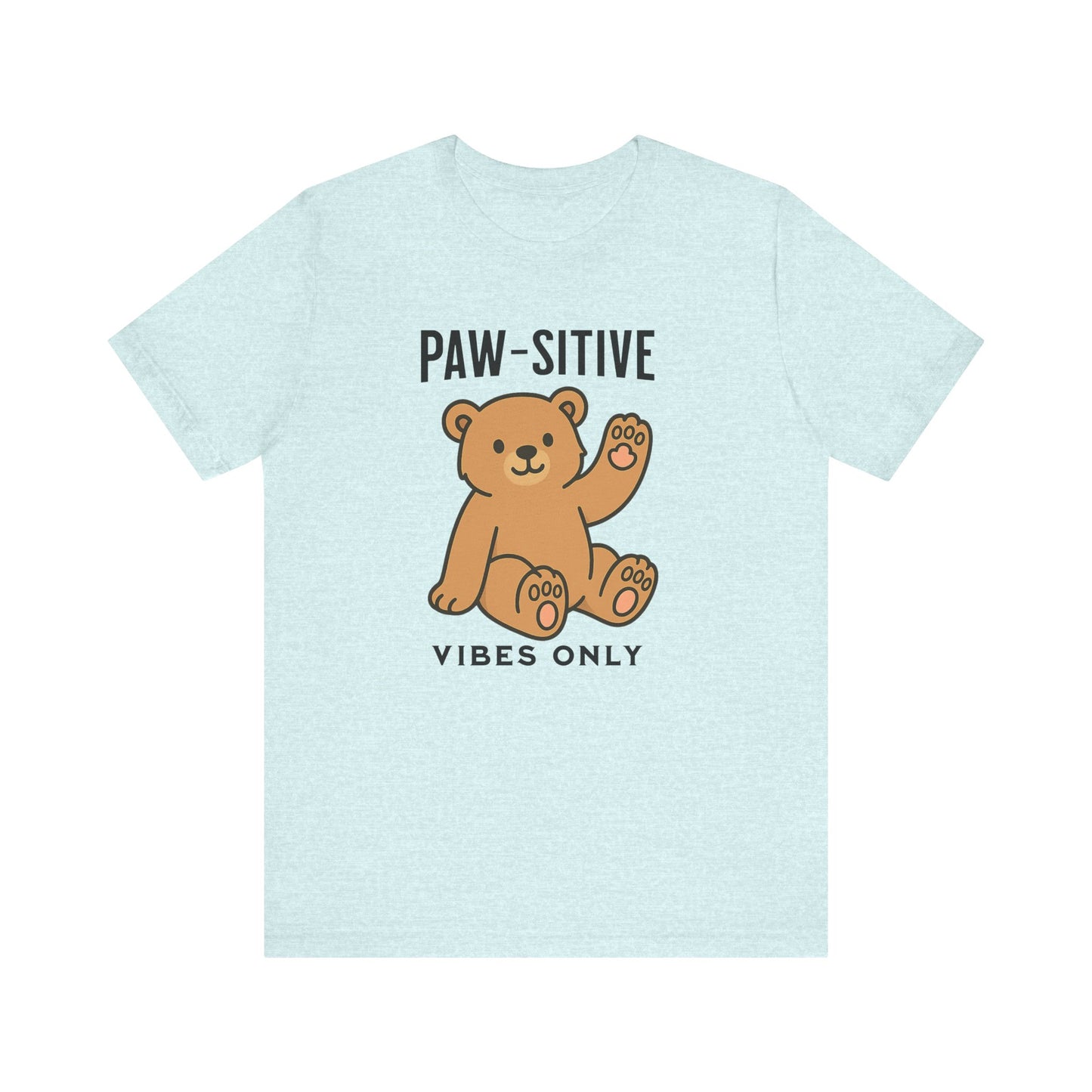 Paw-sitive Vibes Only shirt | Cute Dog Lover Gift | Funny Pet Tee | Positive Graphic Apparel | Unisex Cotton Top | Animal Mom Shirt
