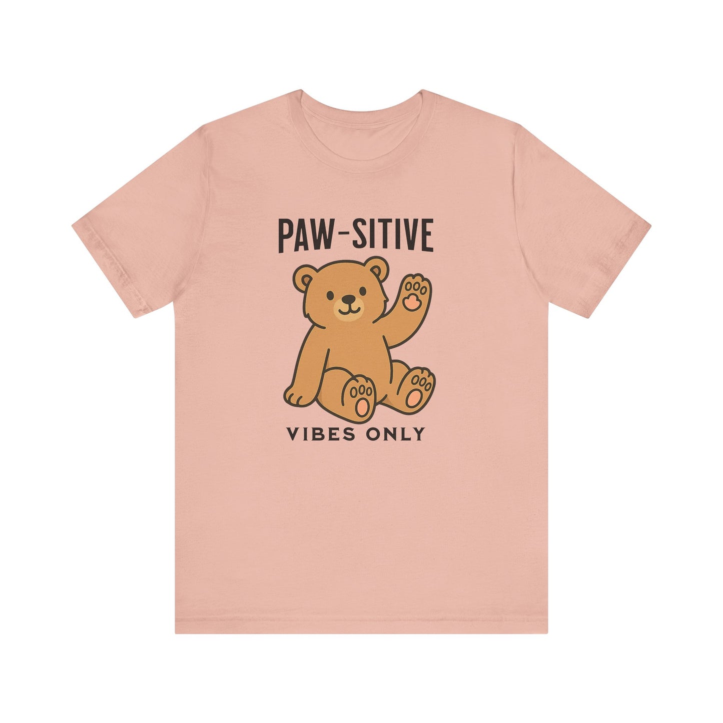 Paw-sitive Vibes Only shirt | Cute Dog Lover Gift | Funny Pet Tee | Positive Graphic Apparel | Unisex Cotton Top | Animal Mom Shirt