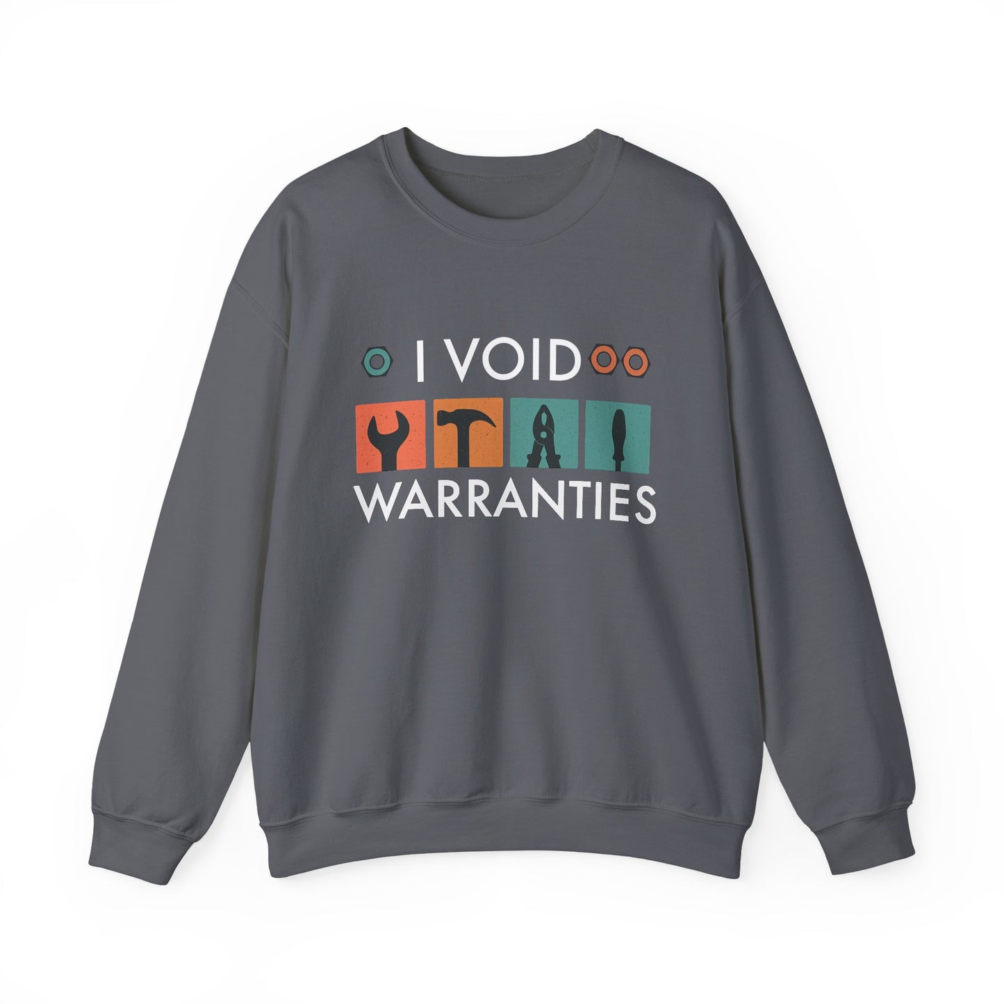 I Void Warranties SWEATSHIRT | Funny Mechanic Gift | Heavy Blend Crewneck | DIY Tools Shirt | Hooded Style Option | Tech Humor Apparel |