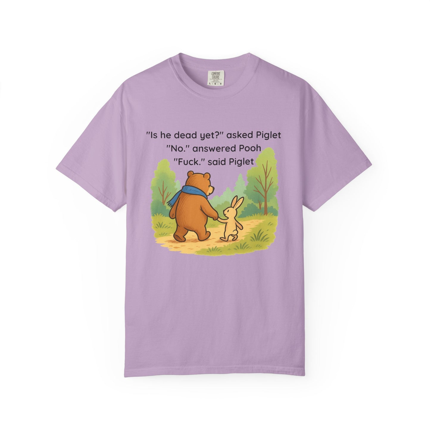Winnie The Pooh And Piglet "Is He Dead Yet " sweatshirt | Anti-Trump| Resist Not My President | Funny Political Thermal Laminated shirt |