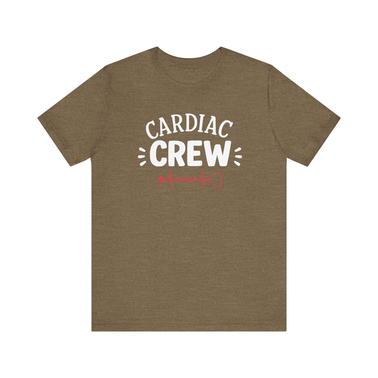 Cardiac Crew T-shirt | Telemetry RN Gift | Heart Nurse Appreciation Crewneck