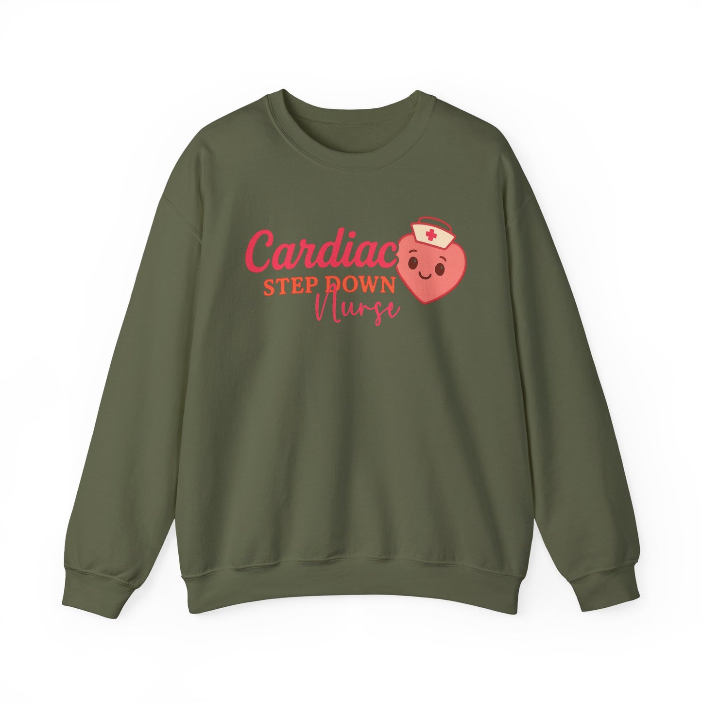 Cardiac Stepdown Nurse Sweatshirt | ICU RN Gift | Heart Nurse Crewneck | Cute Cardiology Apparel | CVICU Nurse Life | Medical Appreciation