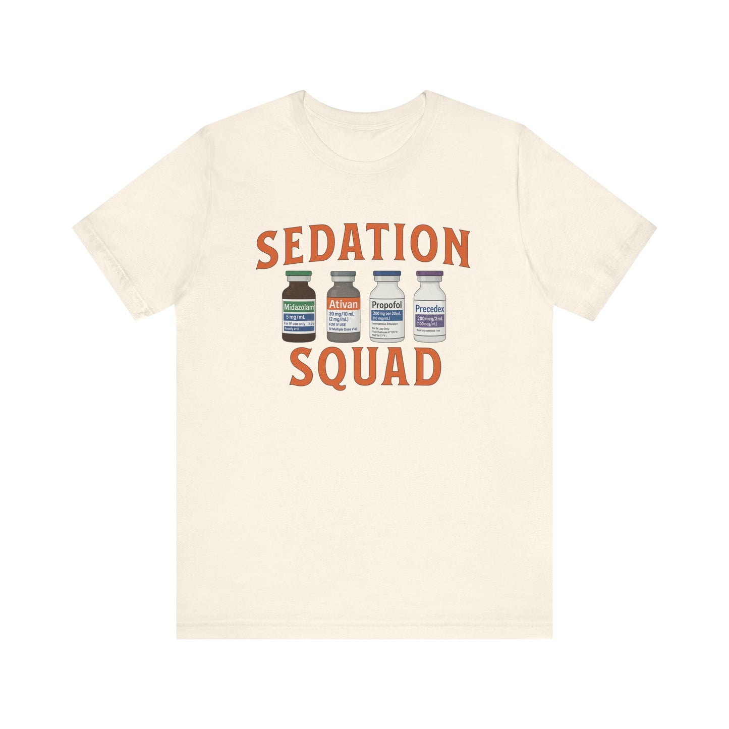 Sedation Squad T-shirt | Funny ICU Nurse Tee | CRNA Anesthesia Gift Shirt