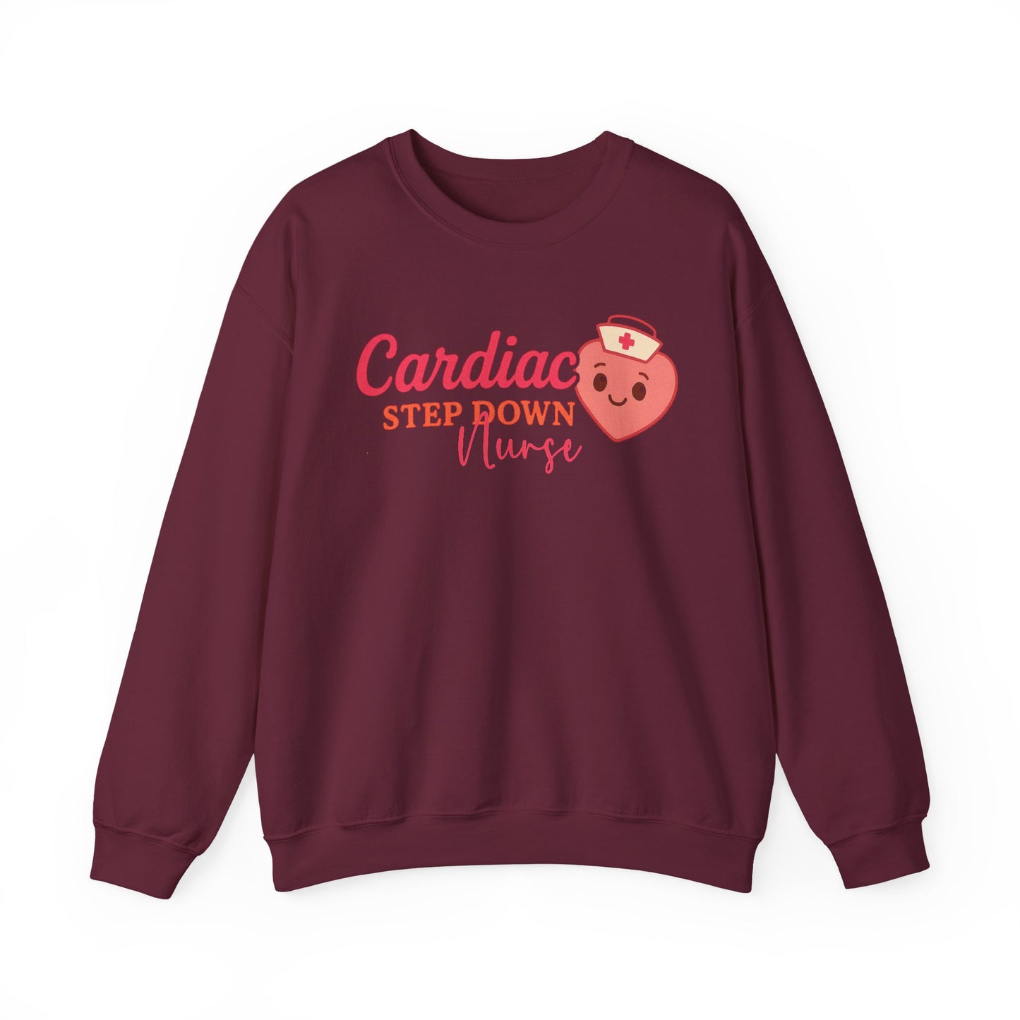 Cardiac Stepdown Nurse Sweatshirt | ICU RN Gift | Heart Nurse Crewneck | Cute Cardiology Apparel | CVICU Nurse Life | Medical Appreciation