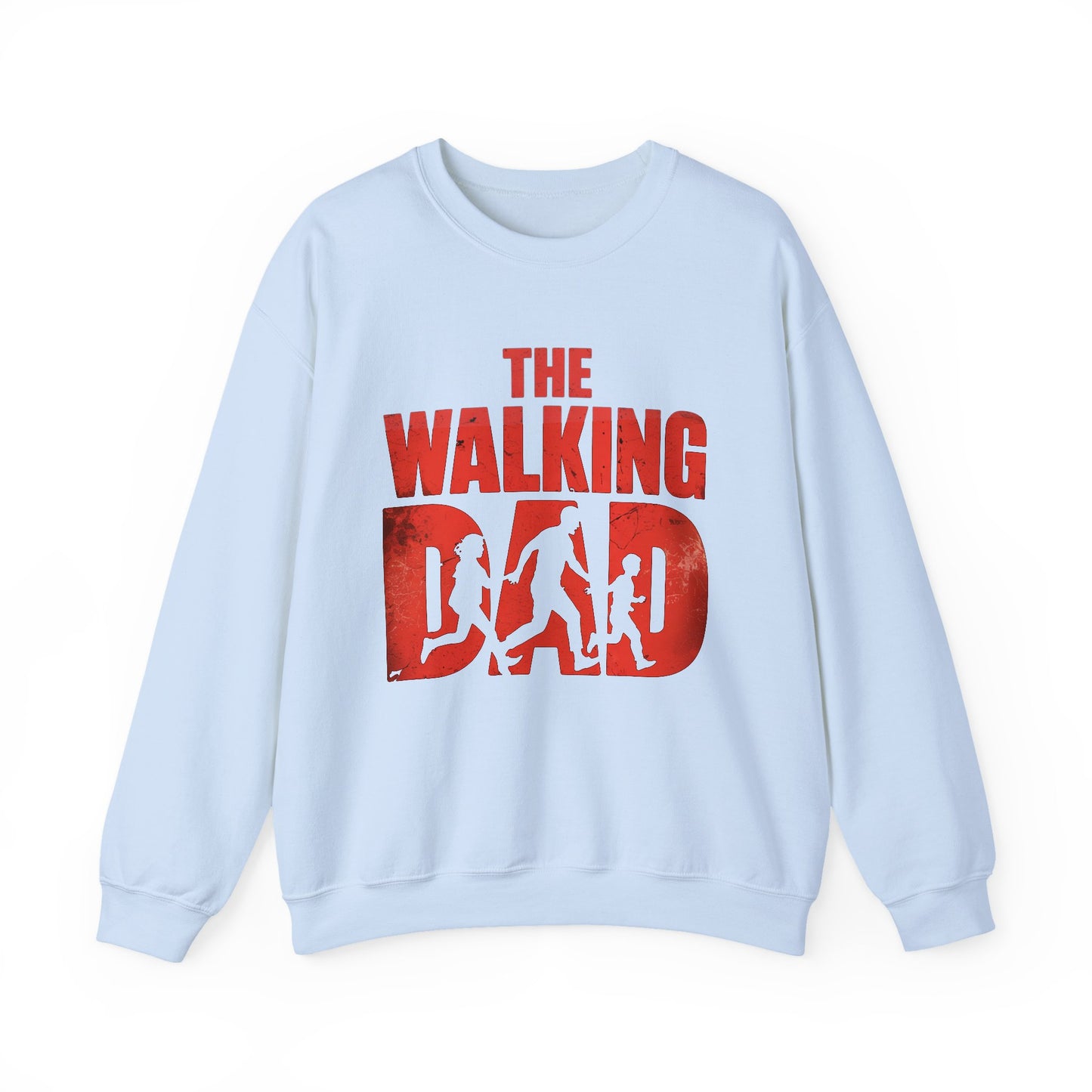 The walking dad sweatShirt | cool dad sweater | fatherhood crewneck | comfort fit gift for dad | zombie dad joke shirt | mens cozy top |