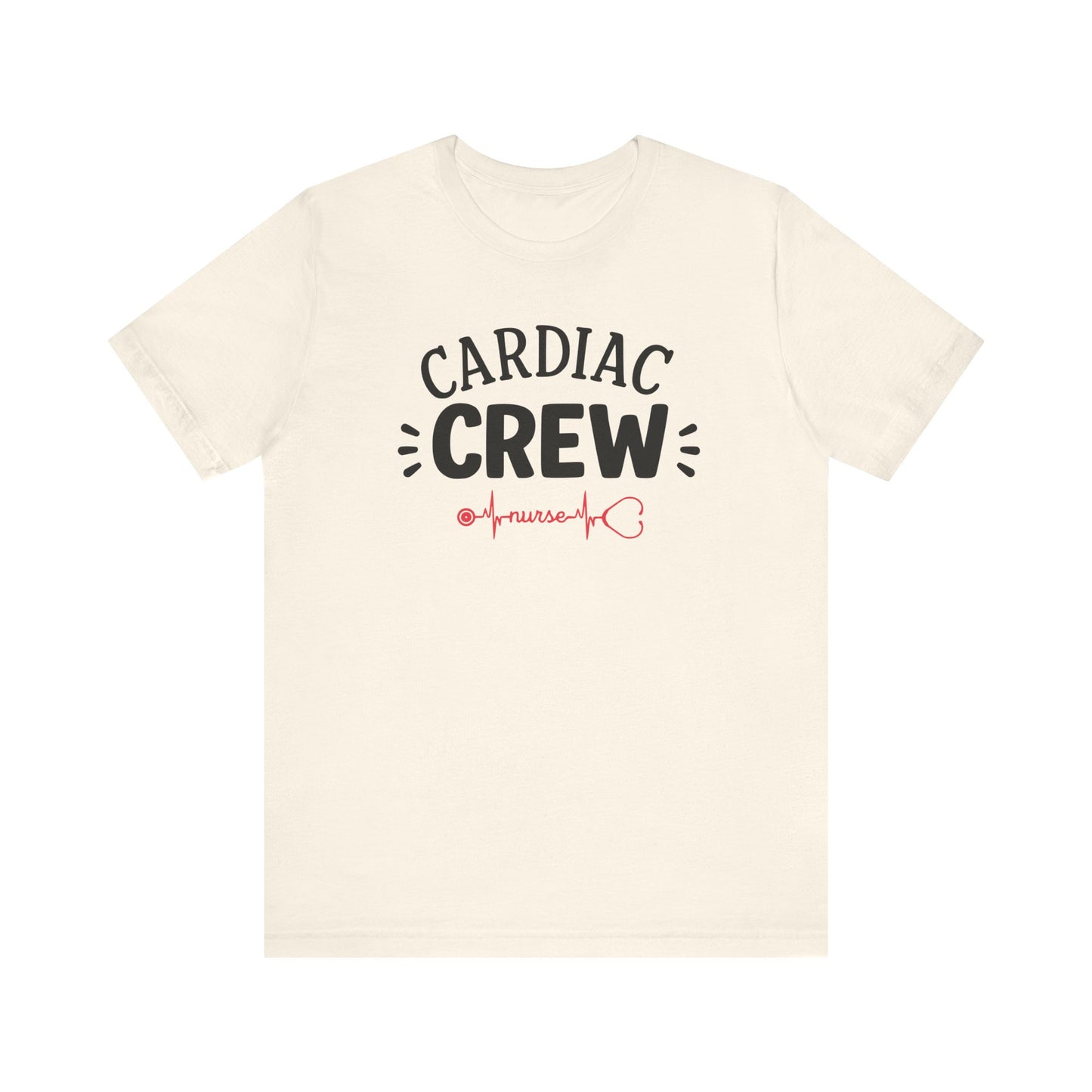 Cardiac Crew T-shirt | Telemetry RN Gift | Heart Nurse Appreciation Crewneck