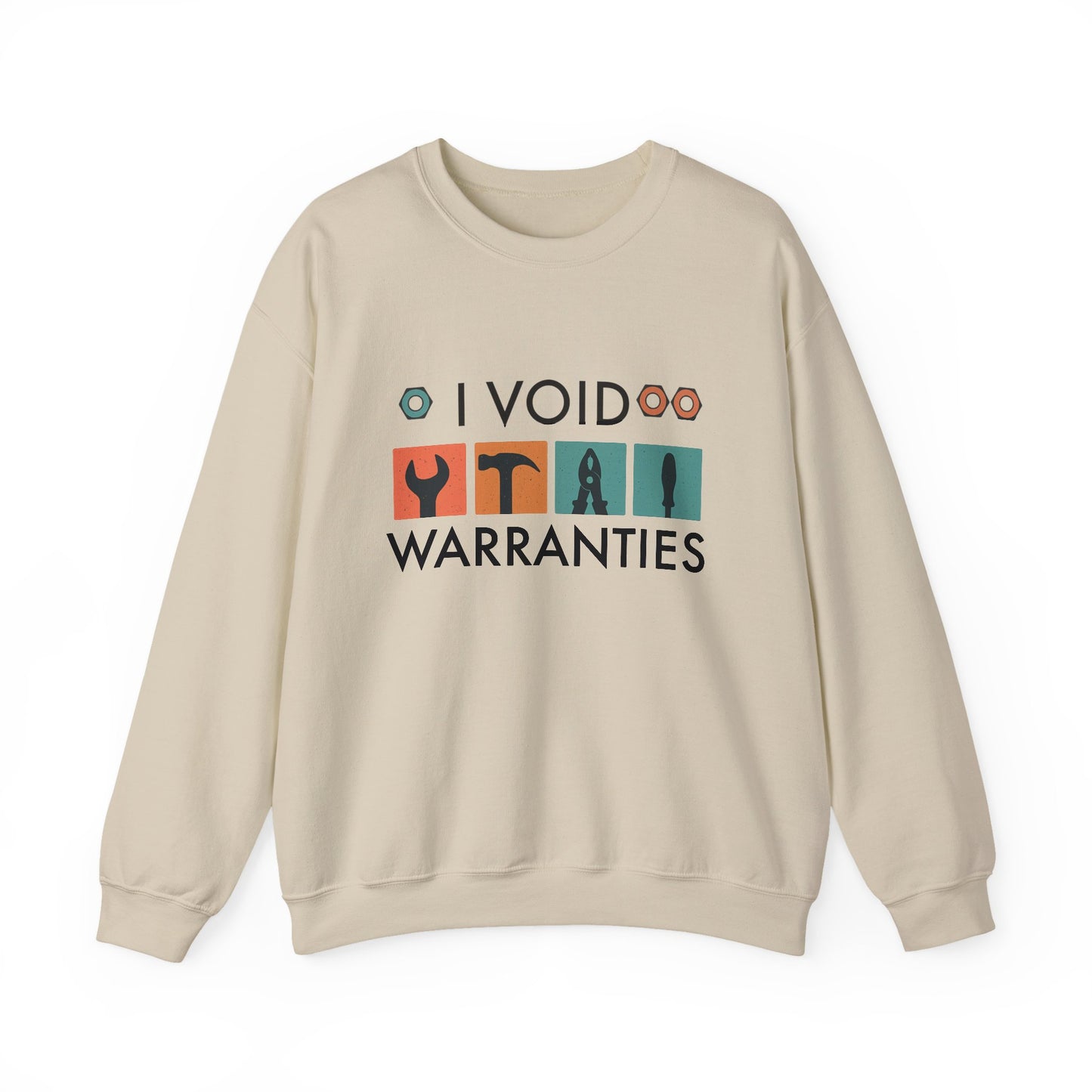 I Void Warranties SWEATSHIRT | Funny Mechanic Gift | Heavy Blend Crewneck | DIY Tools Shirt | Hooded Style Option | Tech Humor Apparel |