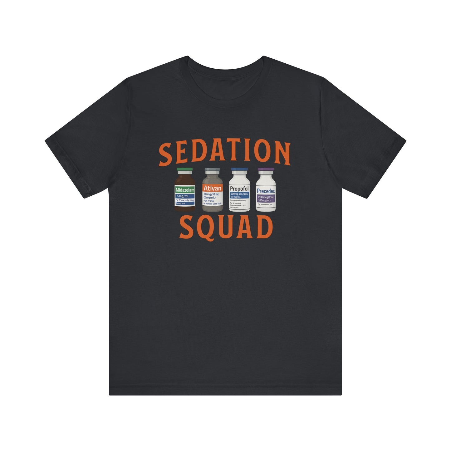 Sedation Squad T-shirt | Funny ICU Nurse Tee | CRNA Anesthesia Gift Shirt