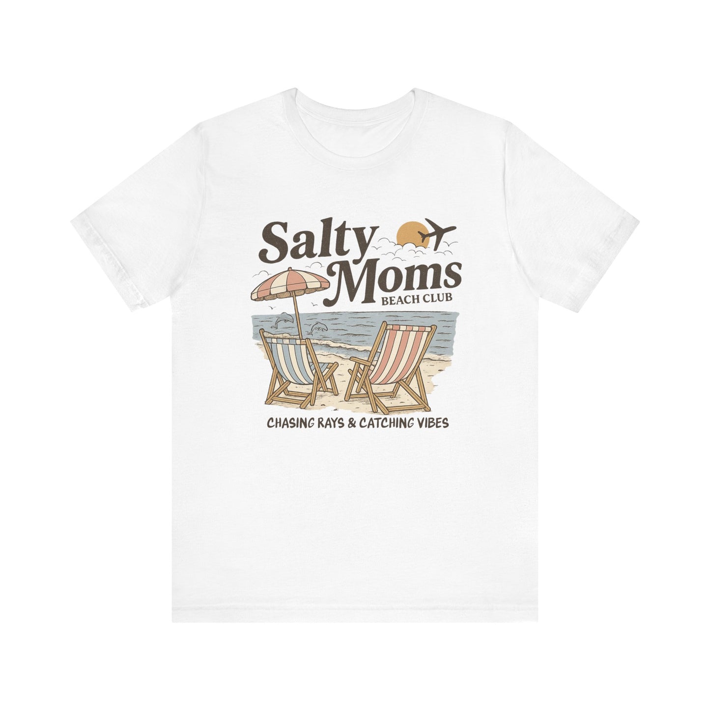 Salty Moms Beach Club shirt | Summer Vibes | Aesthetic Tee | Mother's Day Gift | Coastal Mom Shirt | Beach Sweatshirt