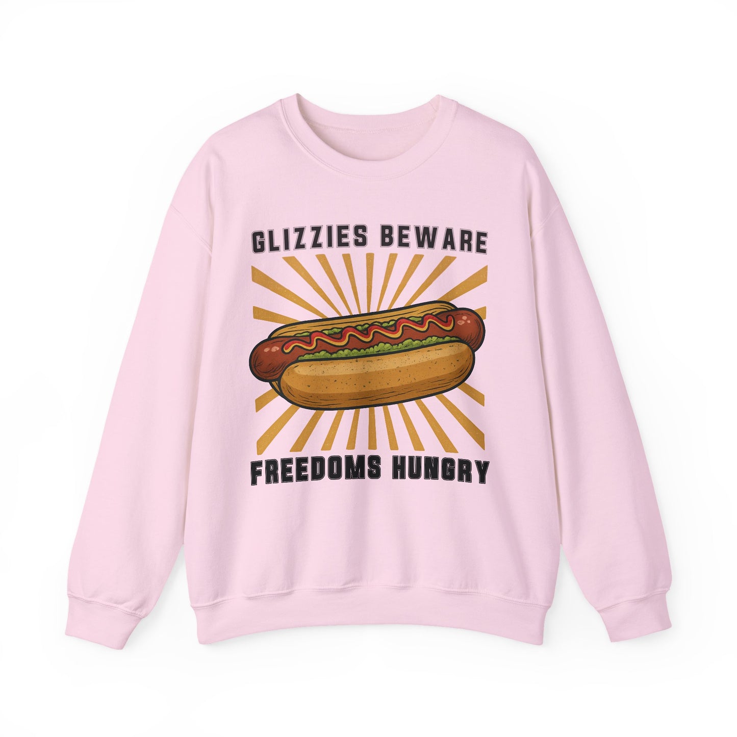 It's A Bad Day To Be A Glizzy sweatShirt | Funny 4th of July Shirt | Hot Dog Lover Gift | Patriotic Meme | Retro |Glizzies Beware Freedoms