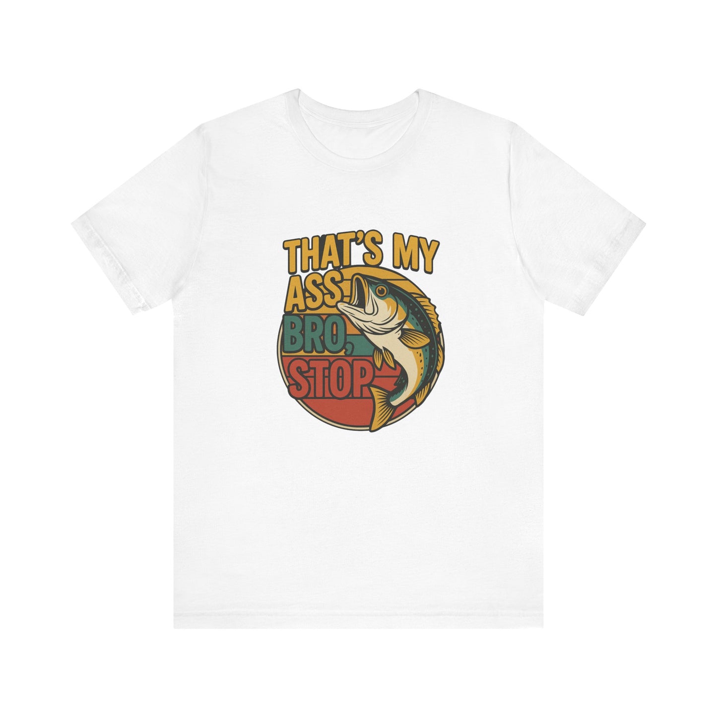 That’s My Bass Bro T-shirt | Funny Fishing Tee | Retro Gift for Fishermen