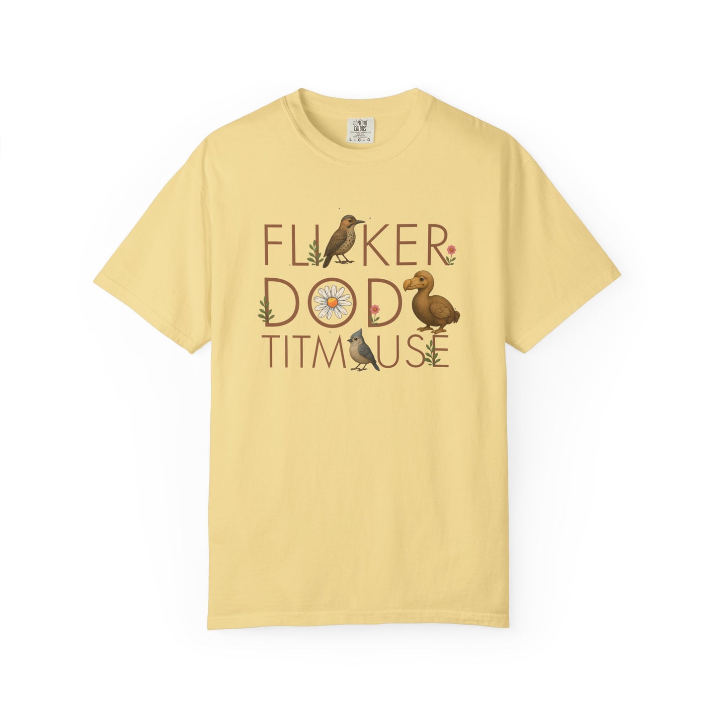 Flicker Dodo Titmouse shirt | Funny bird shirt | Anti MAGA tee | Subtle FDT gift | Liberal political shirt | Comfort Colors unisex