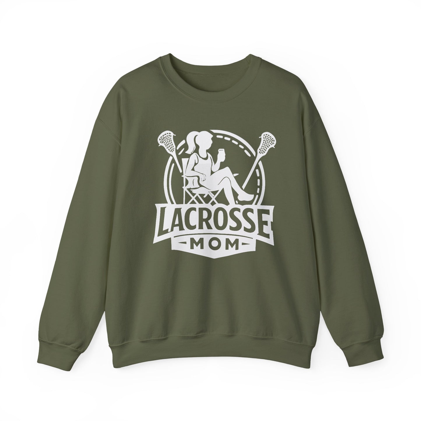 Lacrosse Mom Sweatshirt | Player & Coach Gift | Lacrosse Fan Apparel