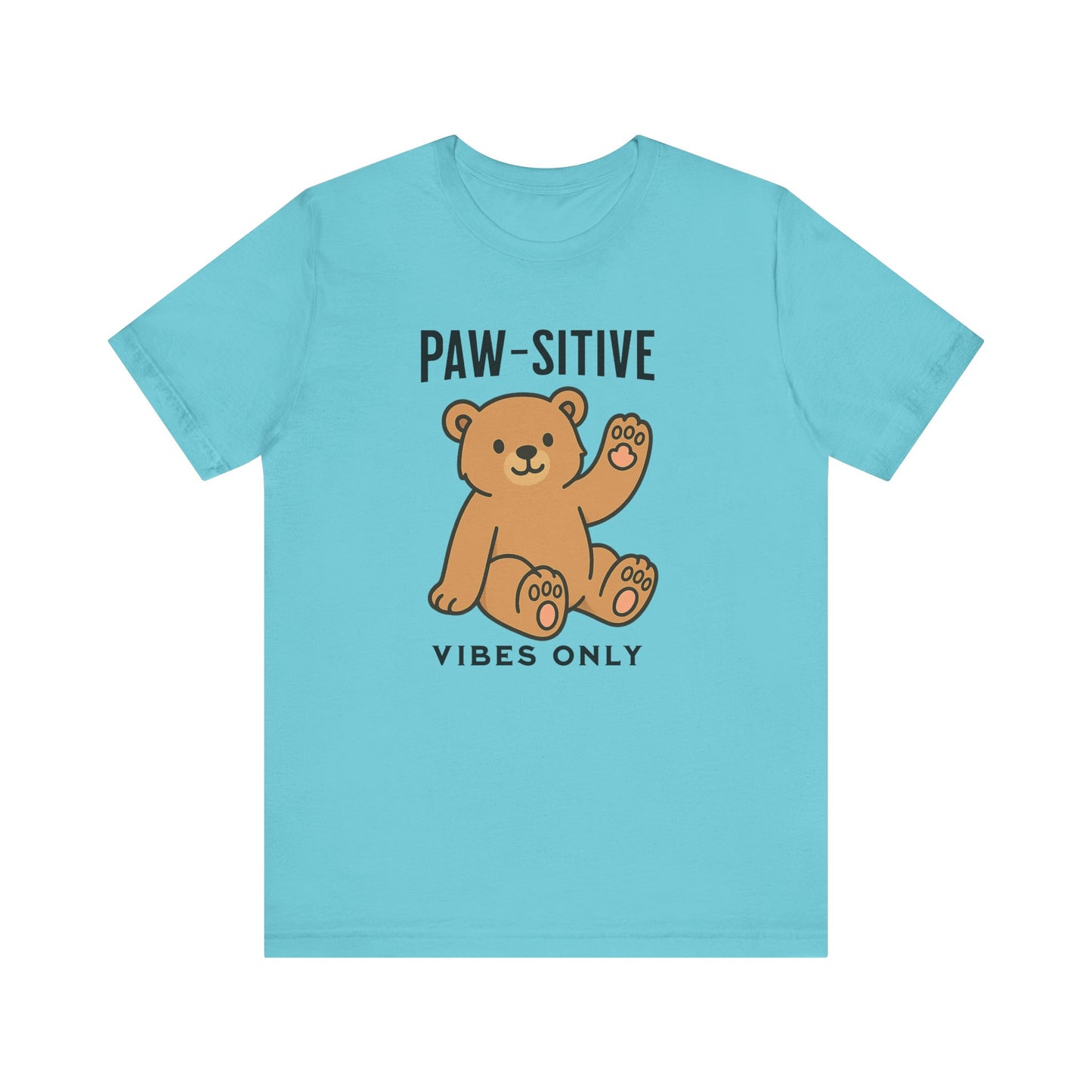 Paw-sitive Vibes Only shirt | Cute Dog Lover Gift | Funny Pet Tee | Positive Graphic Apparel | Unisex Cotton Top | Animal Mom Shirt