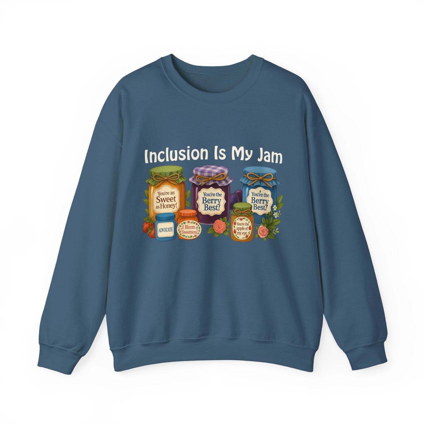 Inclusion Is My Jam sweatshirt | Cozy | Inclusive | Comfort Colors | Unisex | Kindness Matters | Mental Health Gift