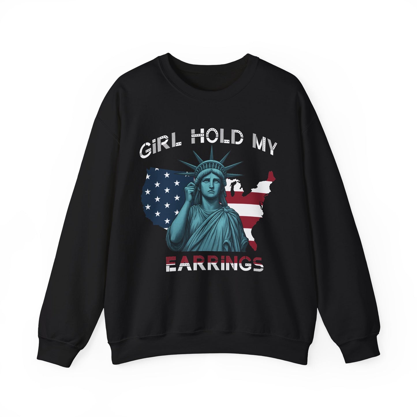 Girl Hold My Earrings sweatshirt | Anti Trump shirt | Political protest gift | FDT crewneck | National park inspired design