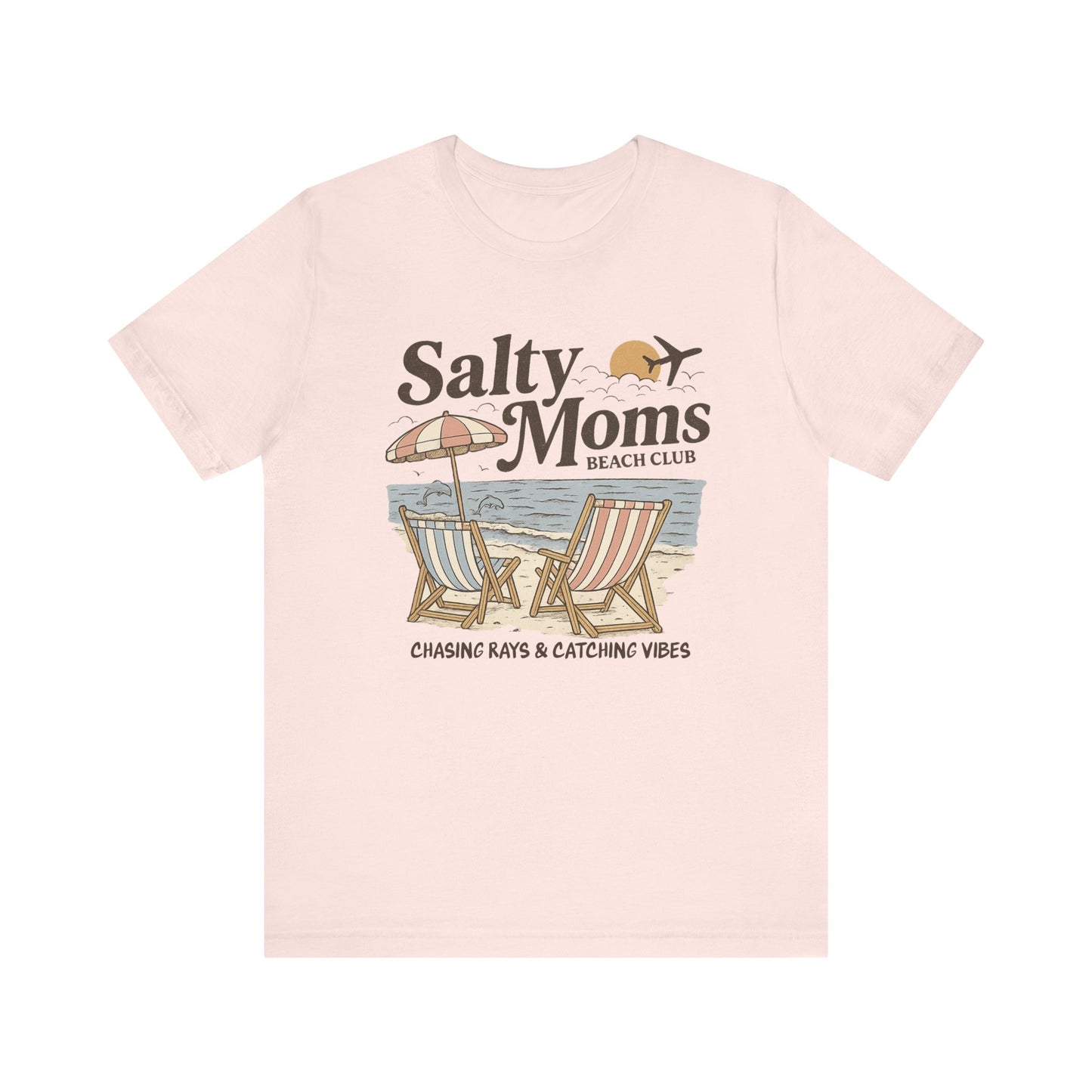 Salty Moms Beach Club shirt | Summer Vibes | Aesthetic Tee | Mother's Day Gift | Coastal Mom Shirt | Beach Sweatshirt