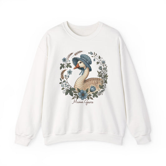 Floral Mama Goose Sweatshirt | Girly Duck Sublimation | Mother’s Day Clipart