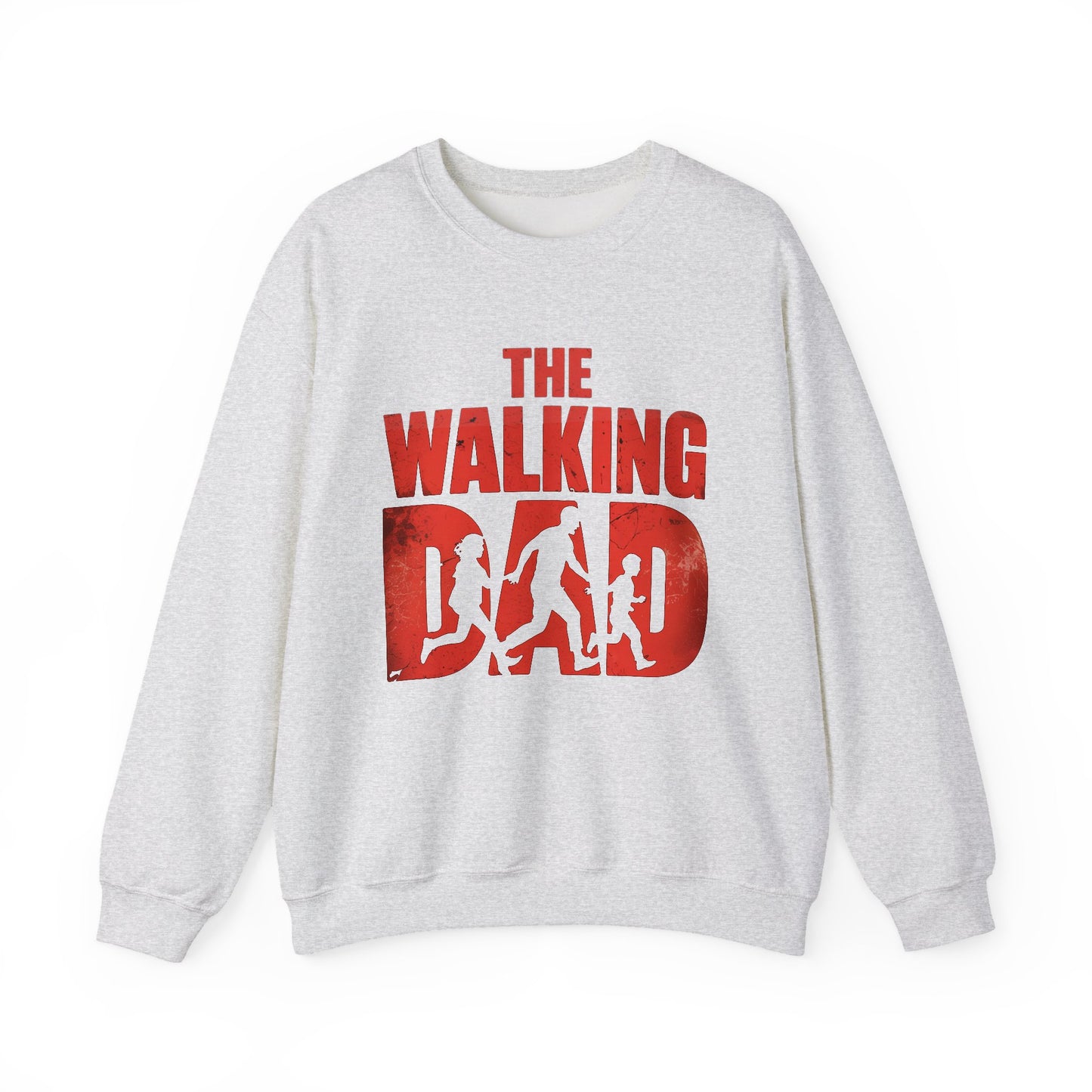 The walking dad sweatShirt | cool dad sweater | fatherhood crewneck | comfort fit gift for dad | zombie dad joke shirt | mens cozy top |
